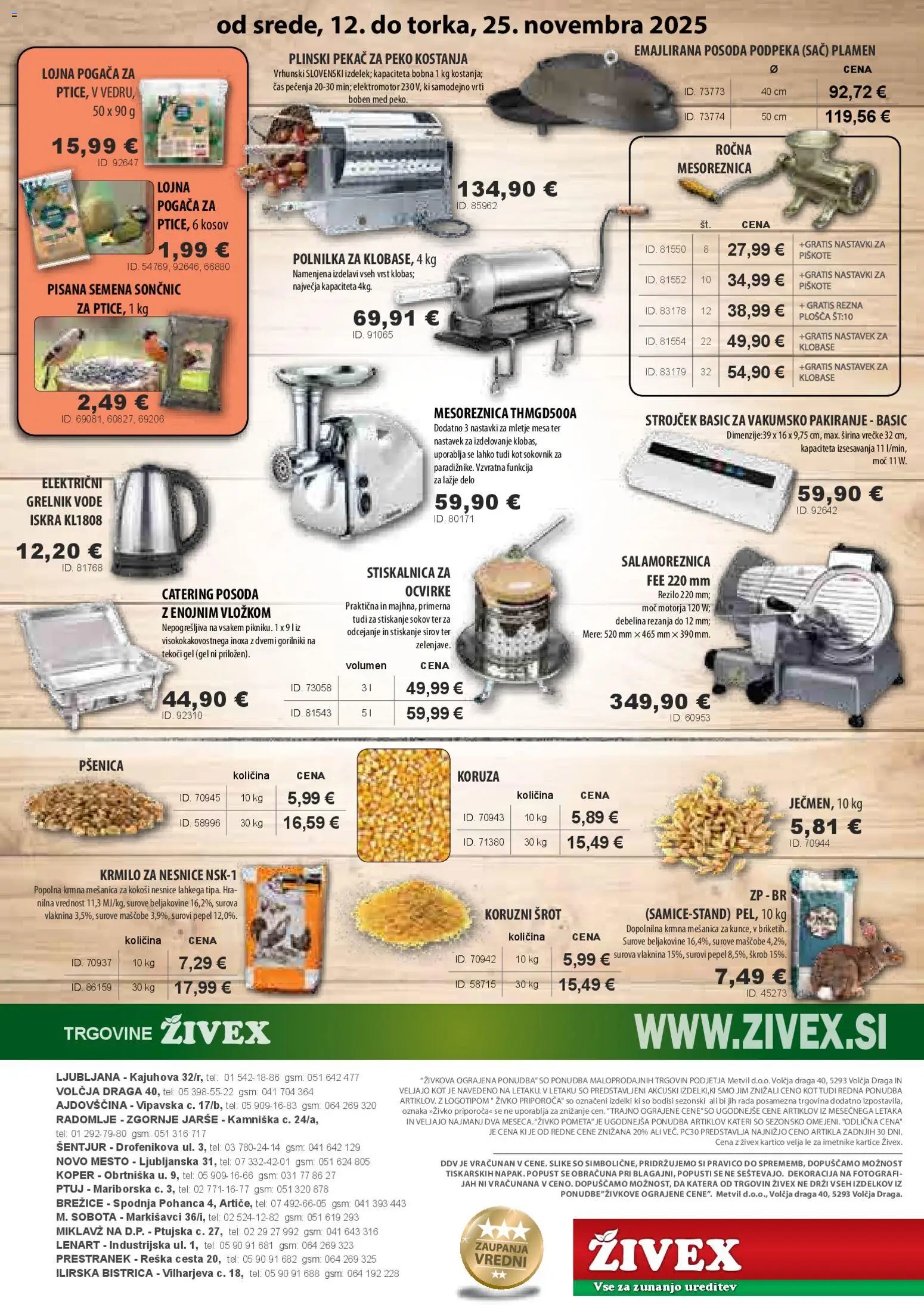 Živex katalog (2025-11-12 - 2025-11-25)