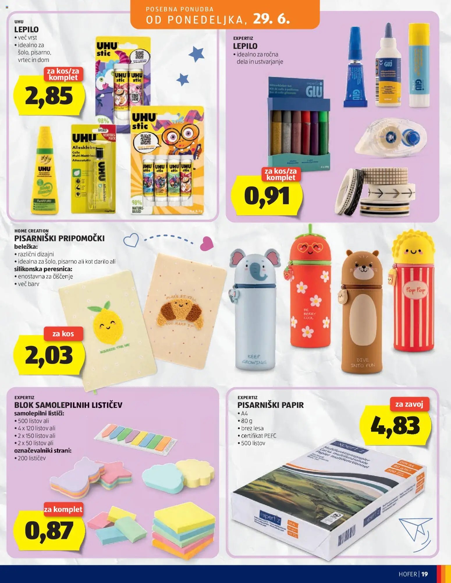 Hofer katalog