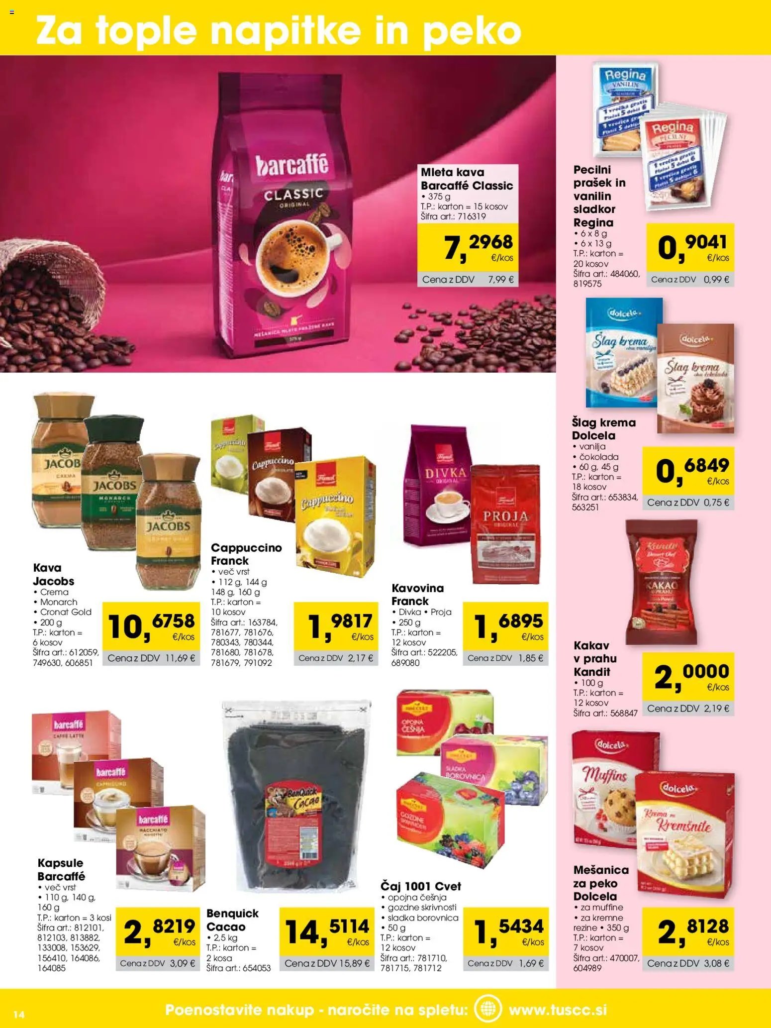 Tuš katalog cash&carry trgovec