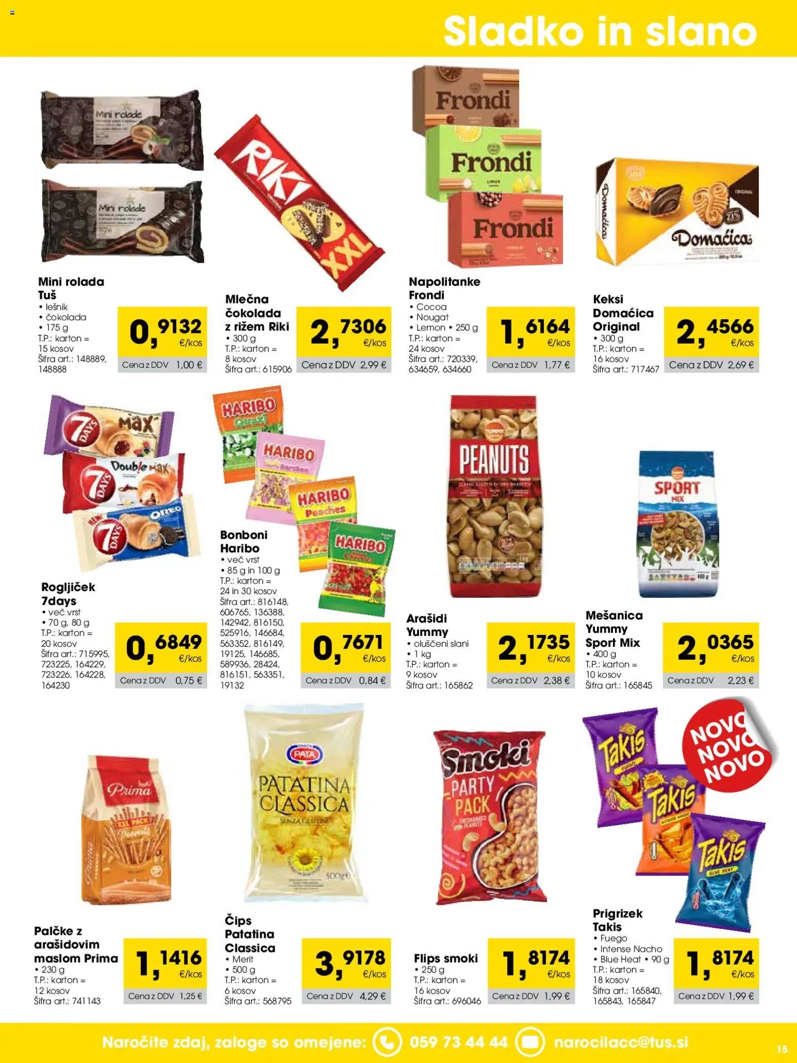 Tuš katalog cash&carry trgovec