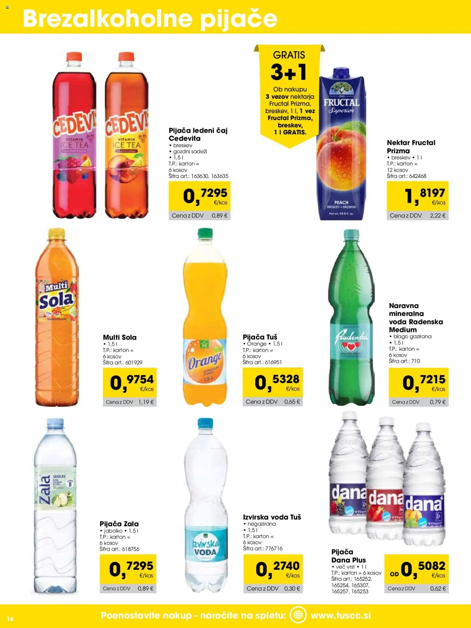 Tuš katalog cash&carry trgovec