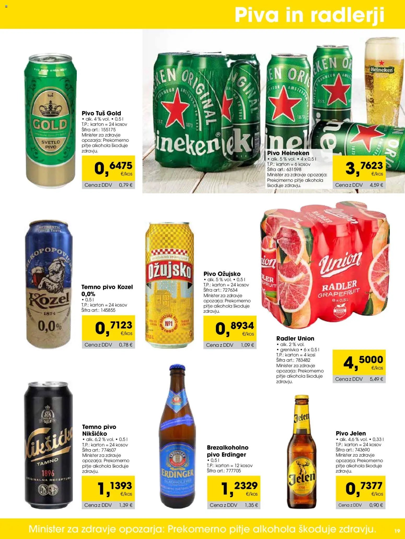 Tuš katalog cash&carry trgovec