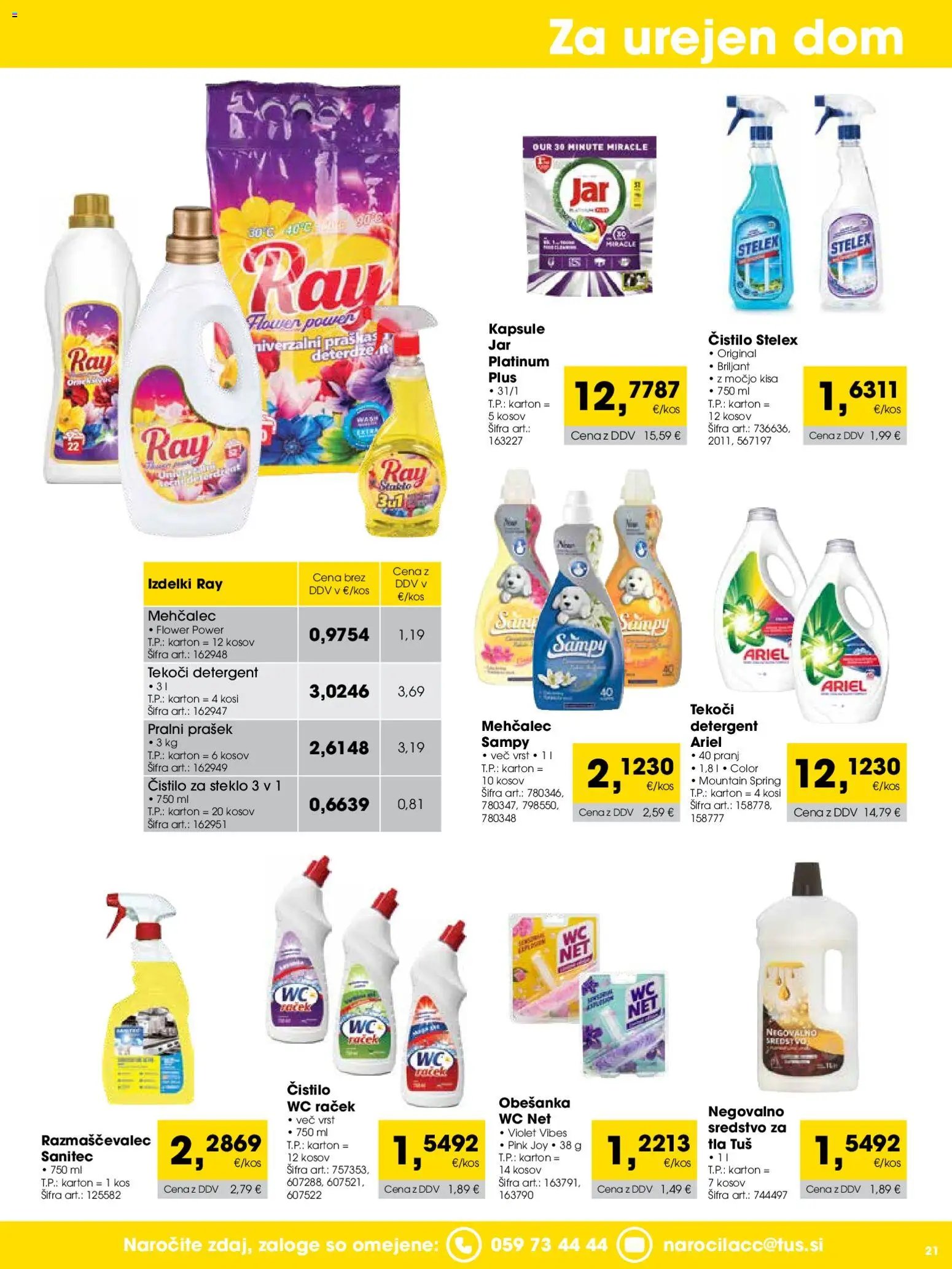 Tuš katalog cash&carry trgovec