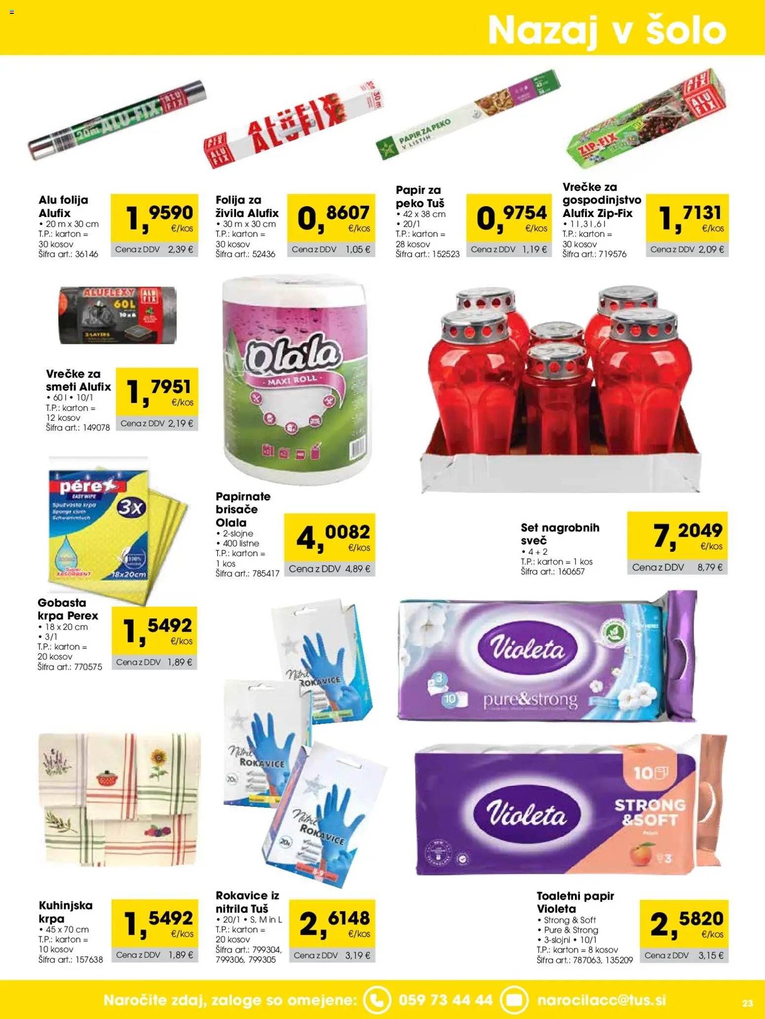 Tuš katalog cash&carry trgovec