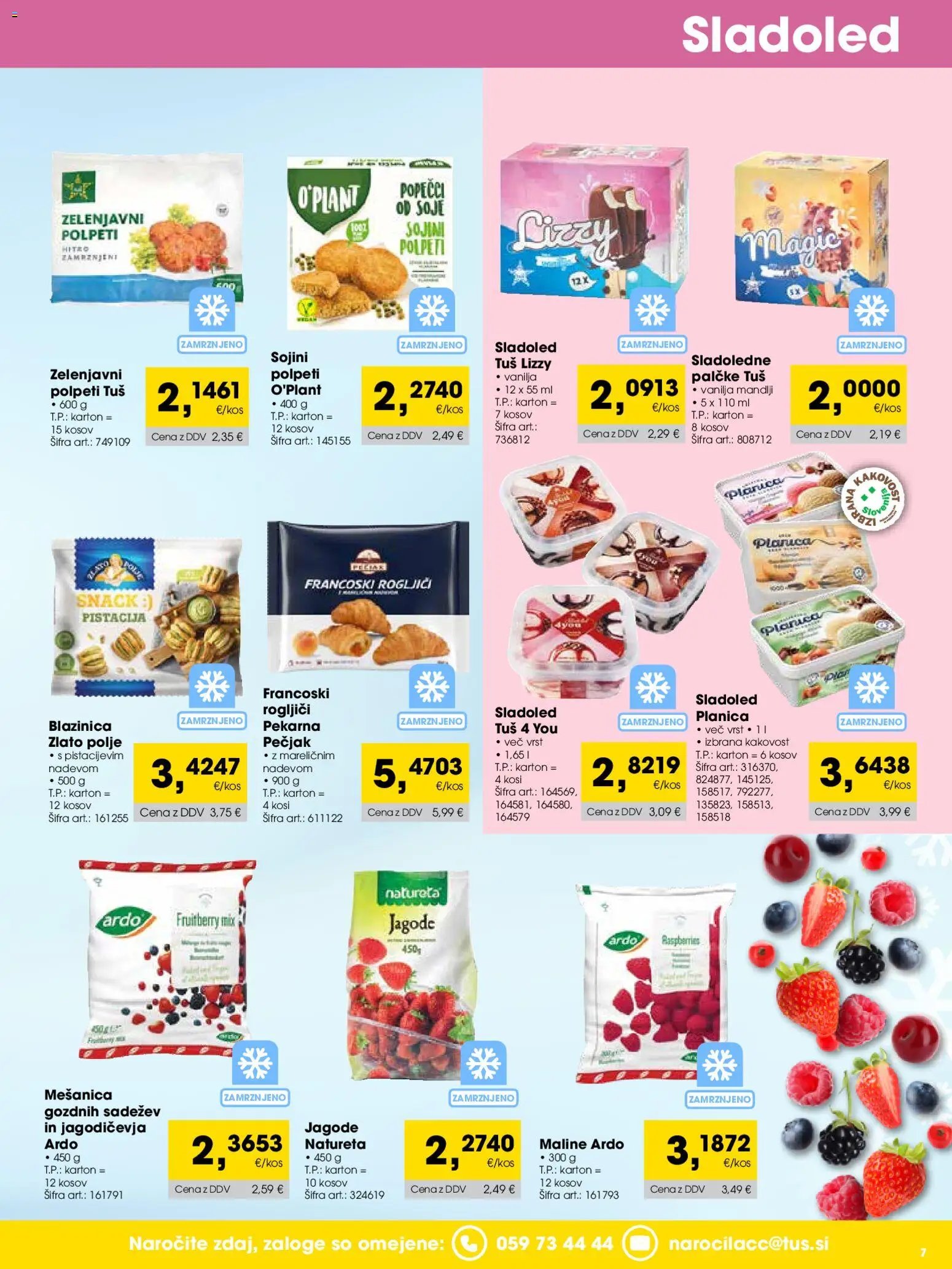 Tuš katalog cash&carry trgovec
