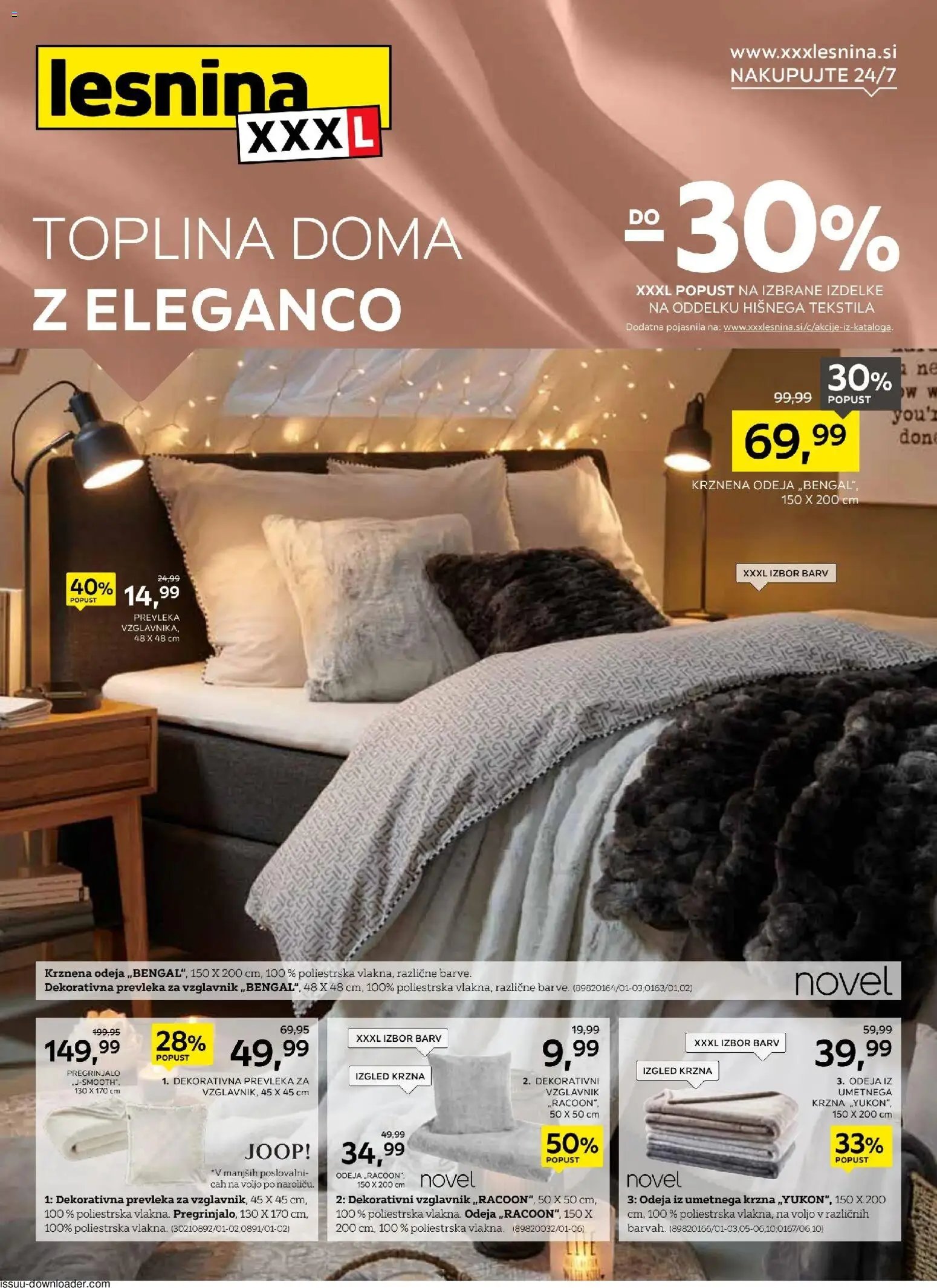 XXXL Lesnina katalog toplina doma z eleganco (2025-11-04 - 2025-11-30)