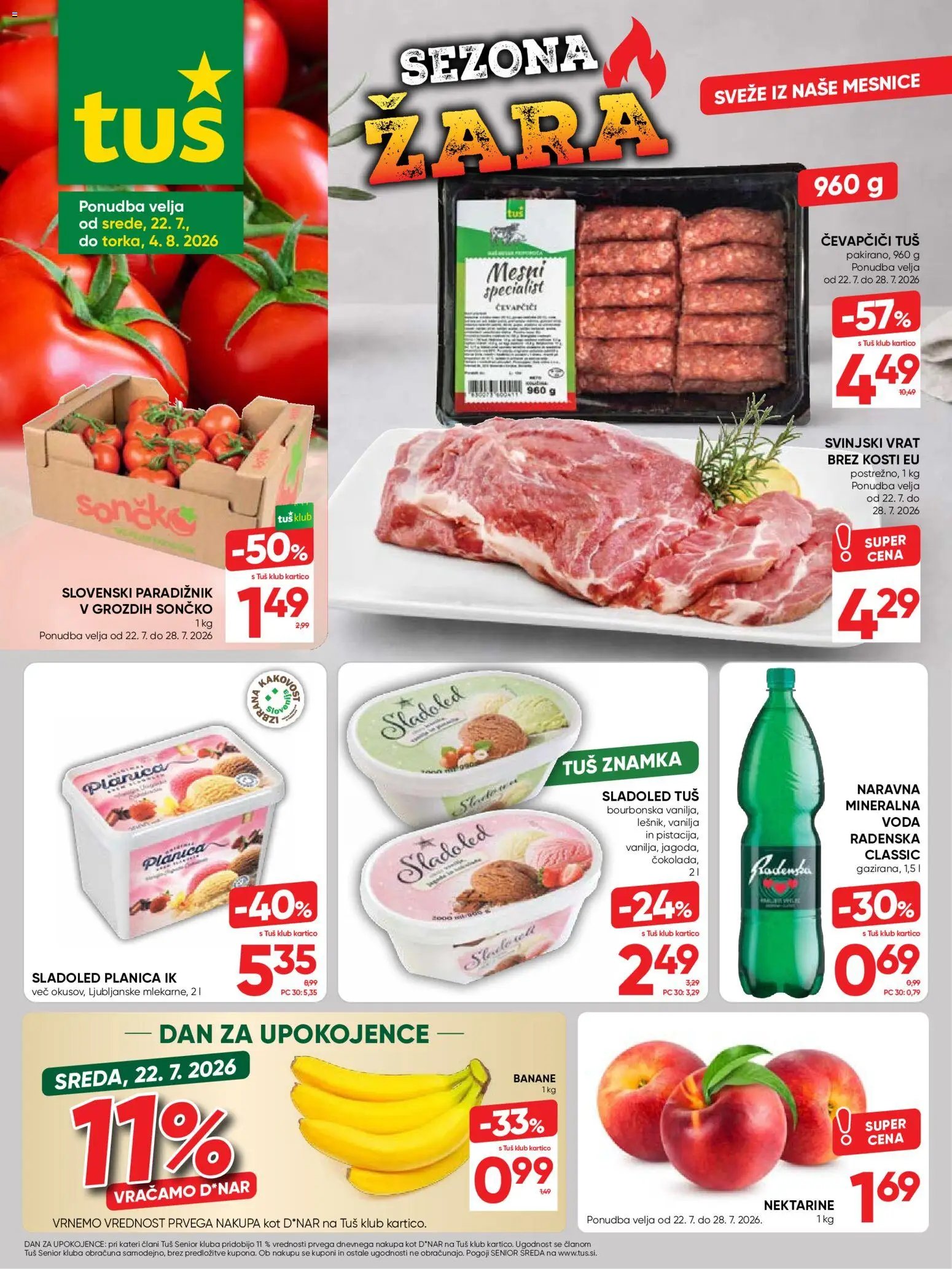 Tuš katalog