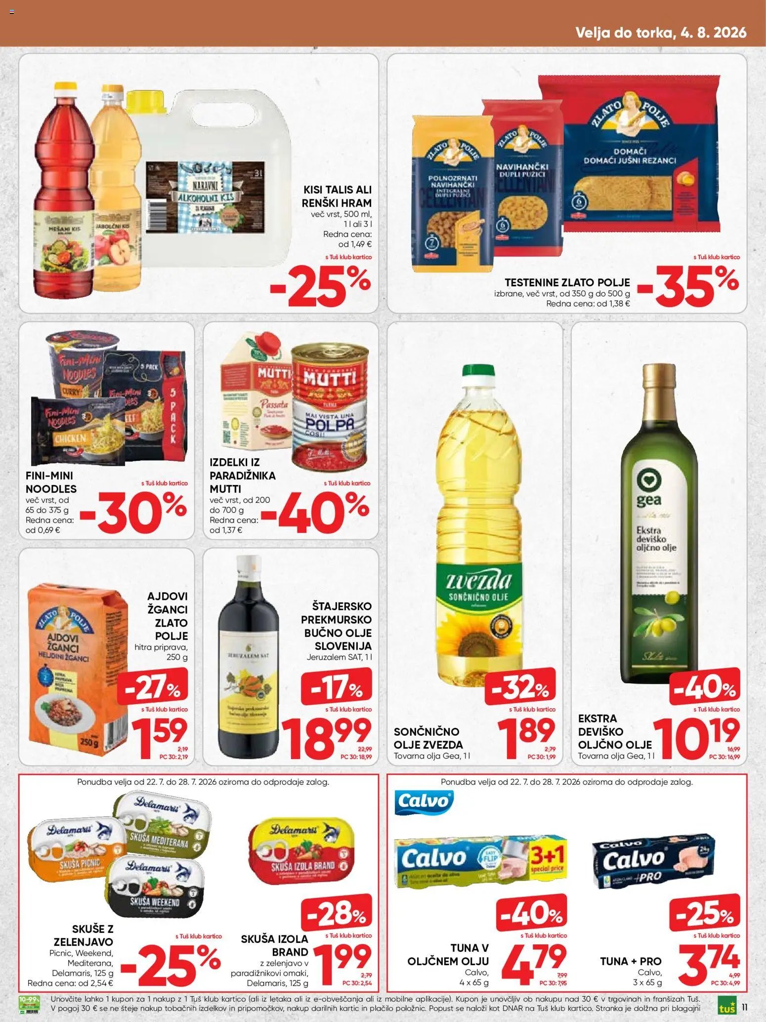 Tuš katalog