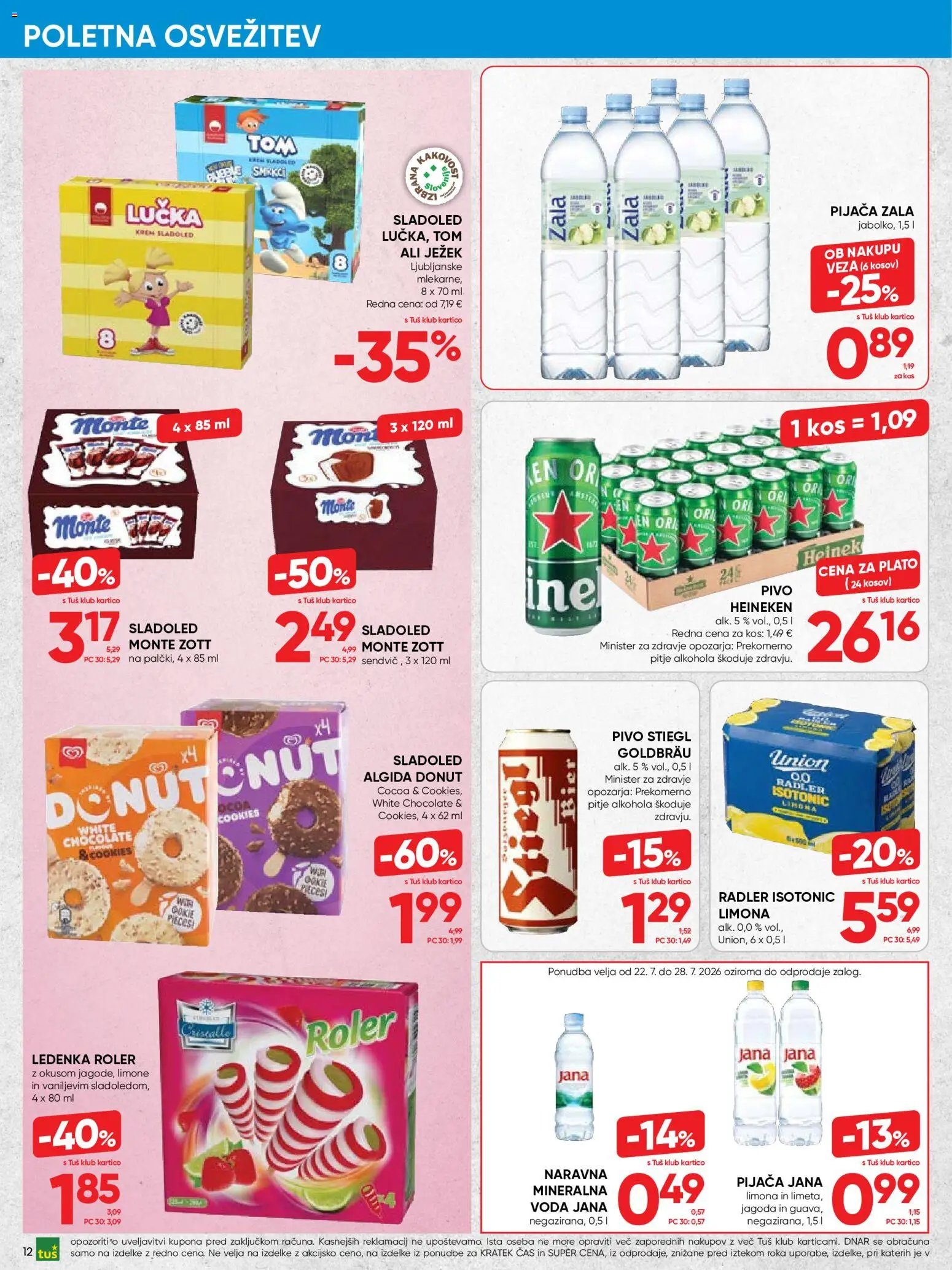 Tuš katalog