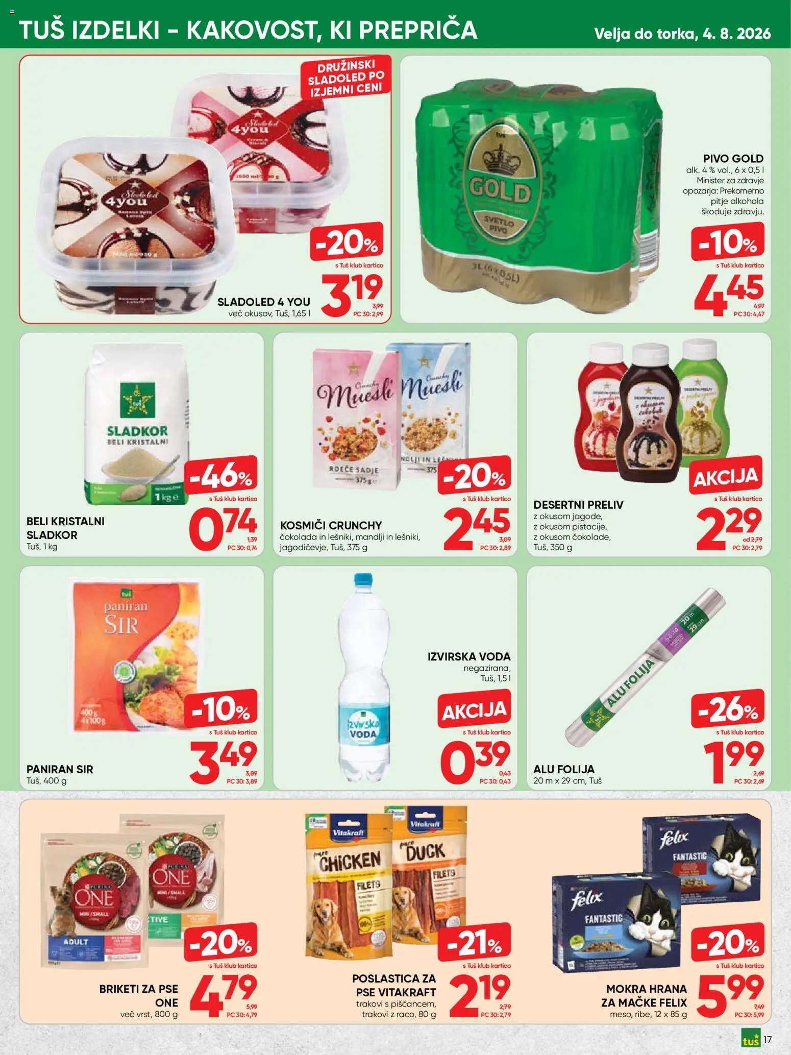Tuš katalog