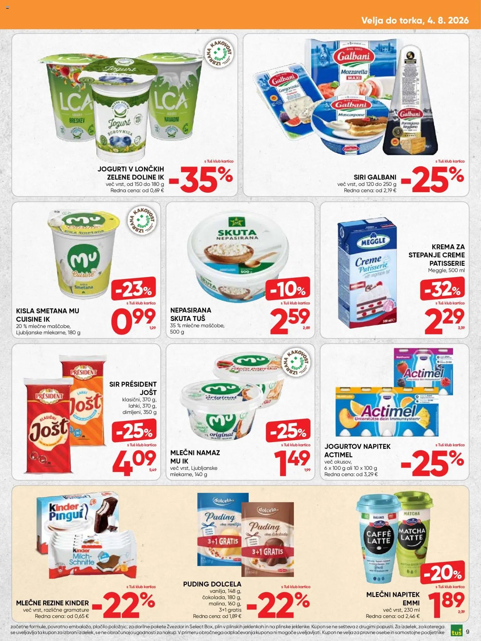 Tuš katalog