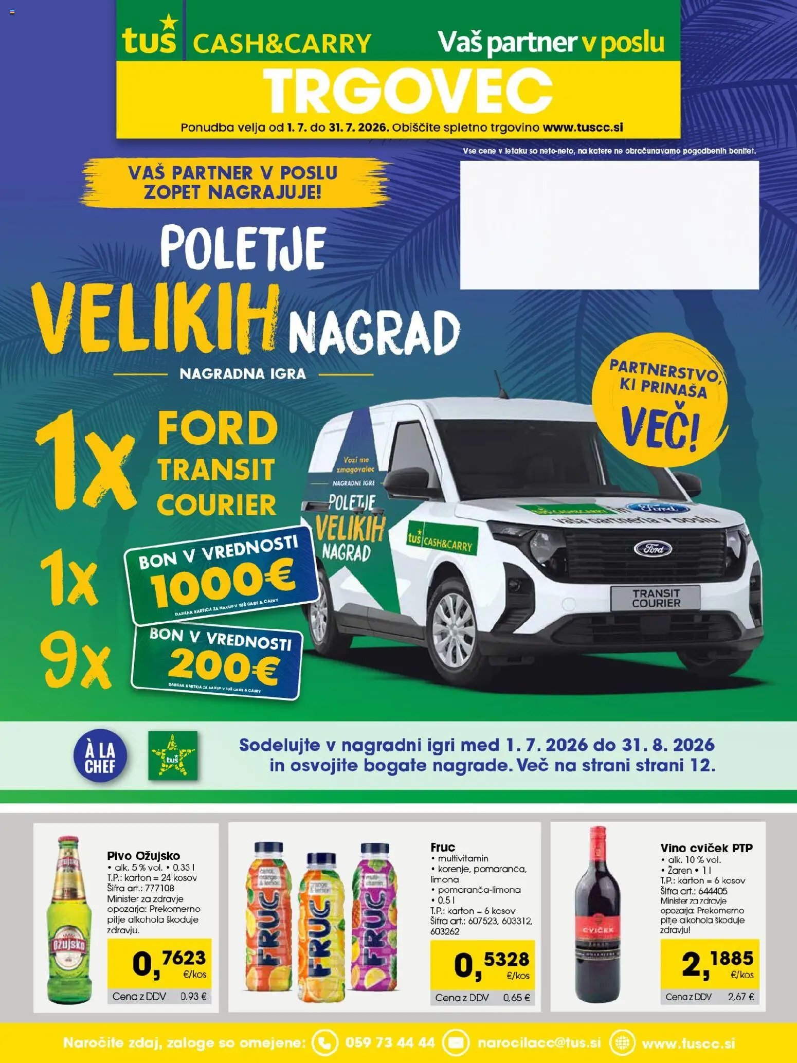 Tuš katalog cash&carry trgovec
