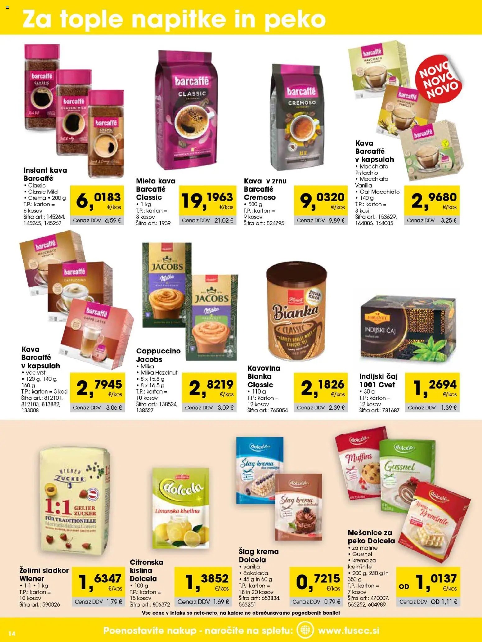 Tuš katalog cash&carry trgovec
