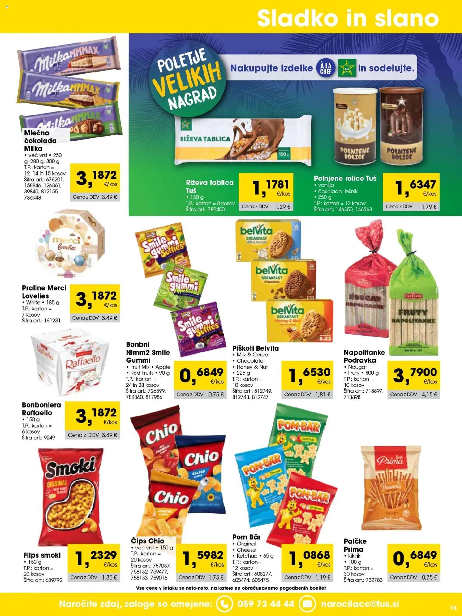 Tuš katalog cash&carry trgovec