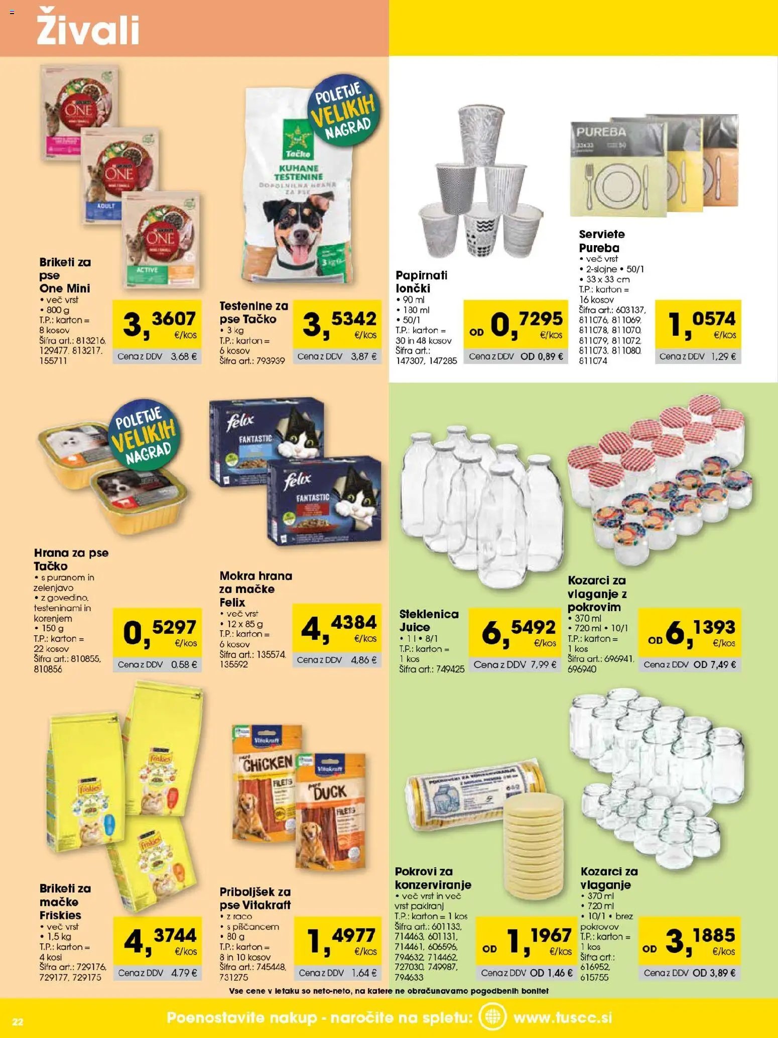 Tuš katalog cash&carry trgovec