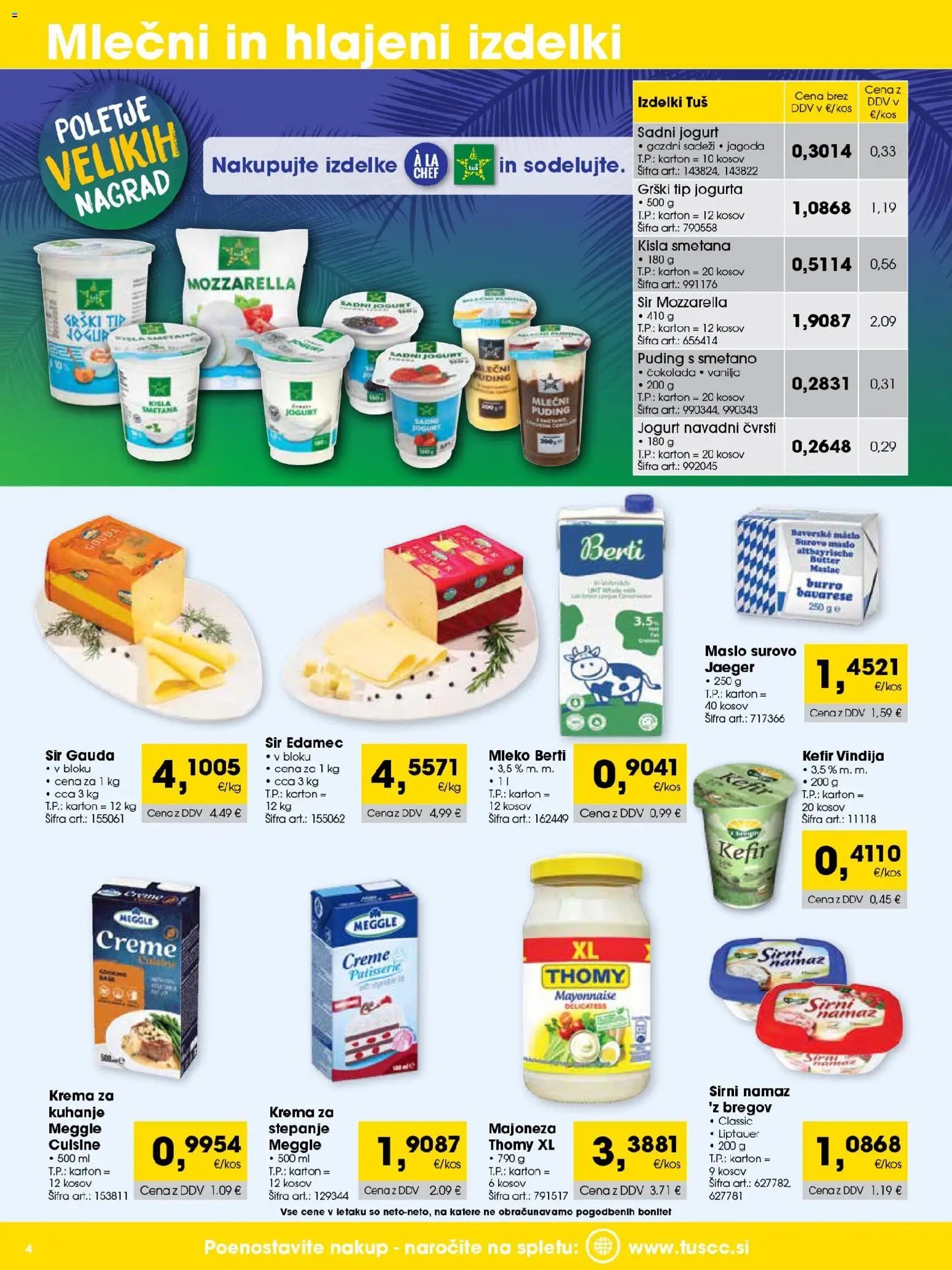 Tuš katalog cash&carry trgovec