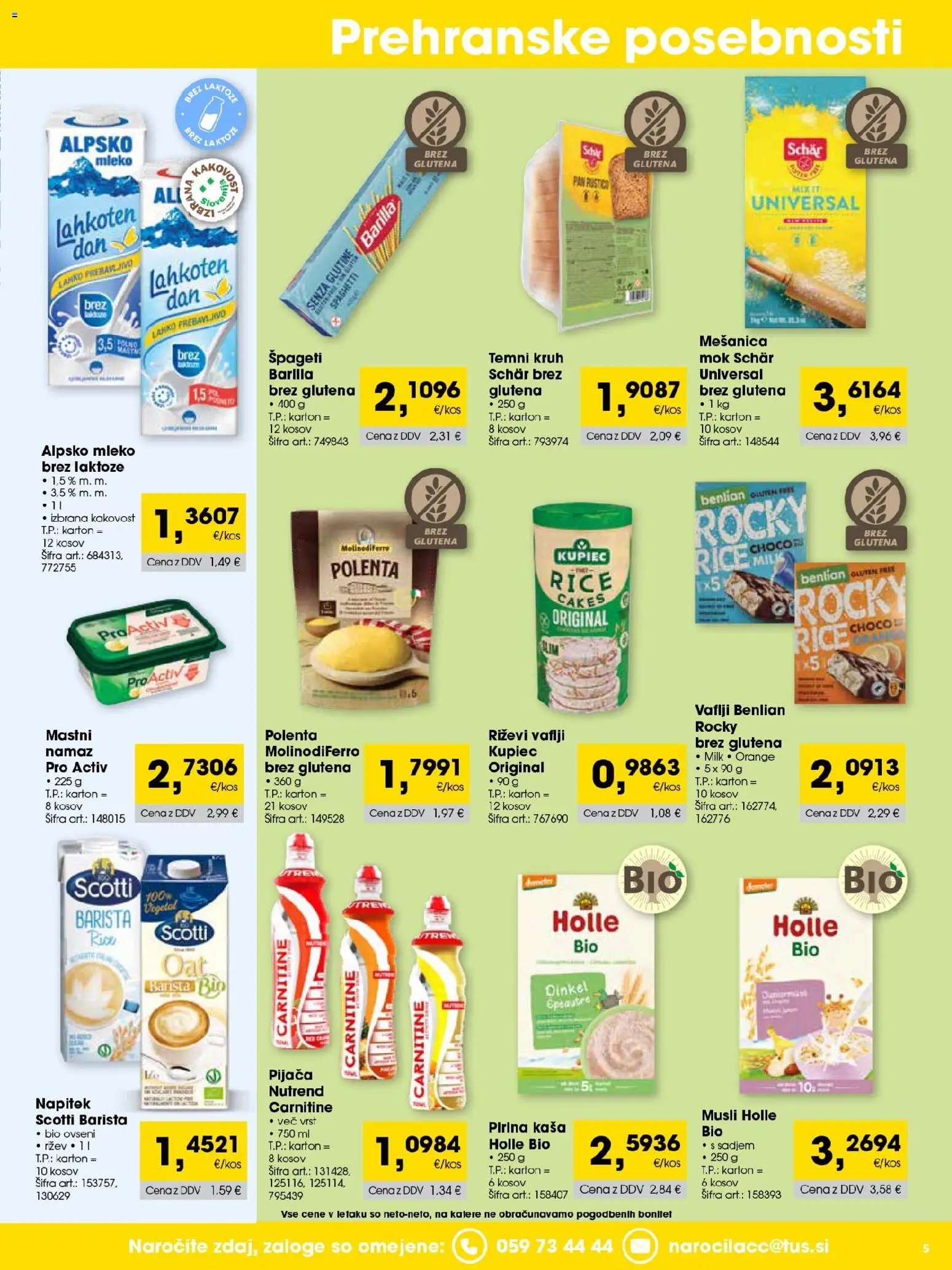 Tuš katalog cash&carry trgovec