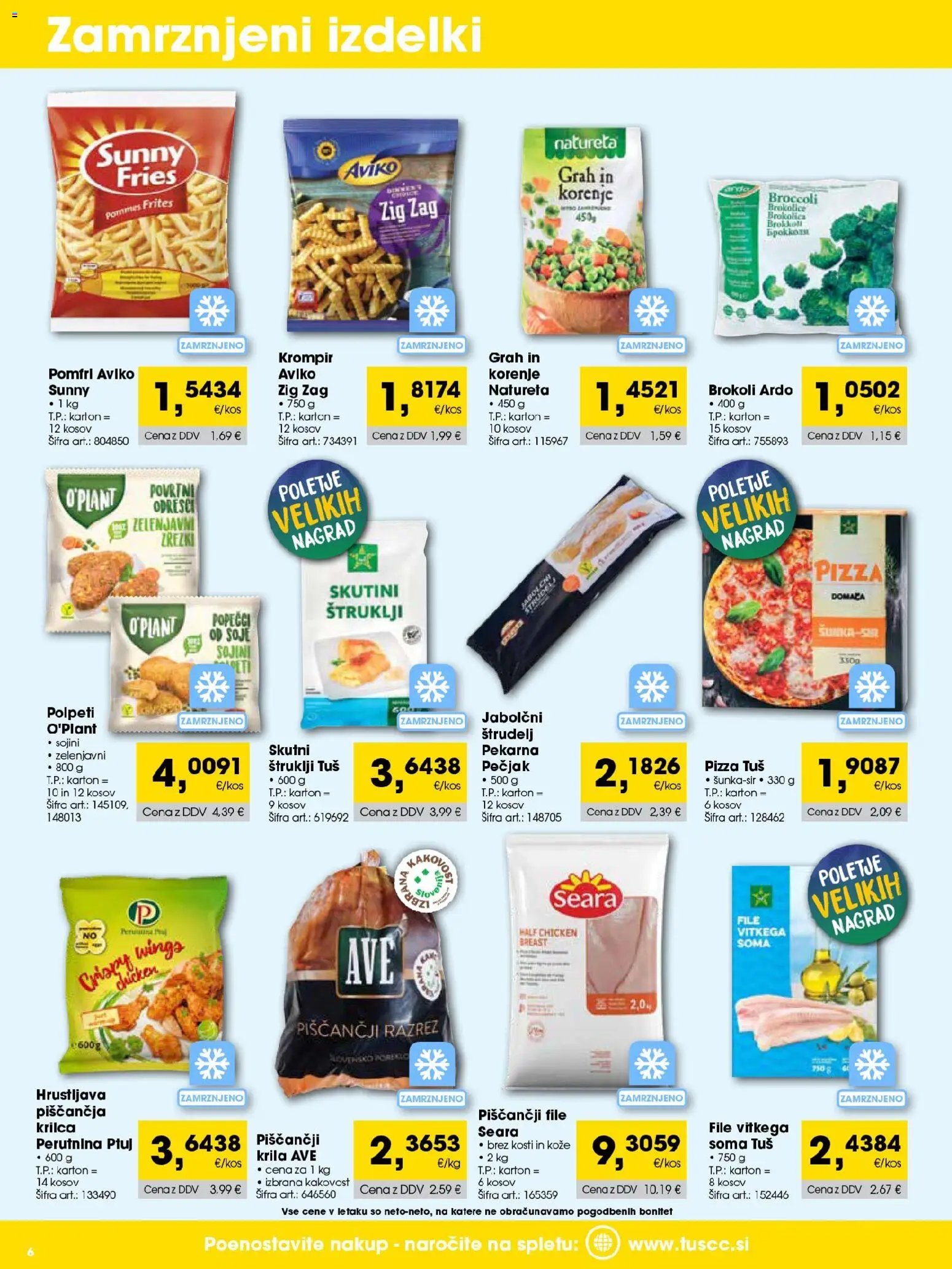 Tuš katalog cash&carry trgovec