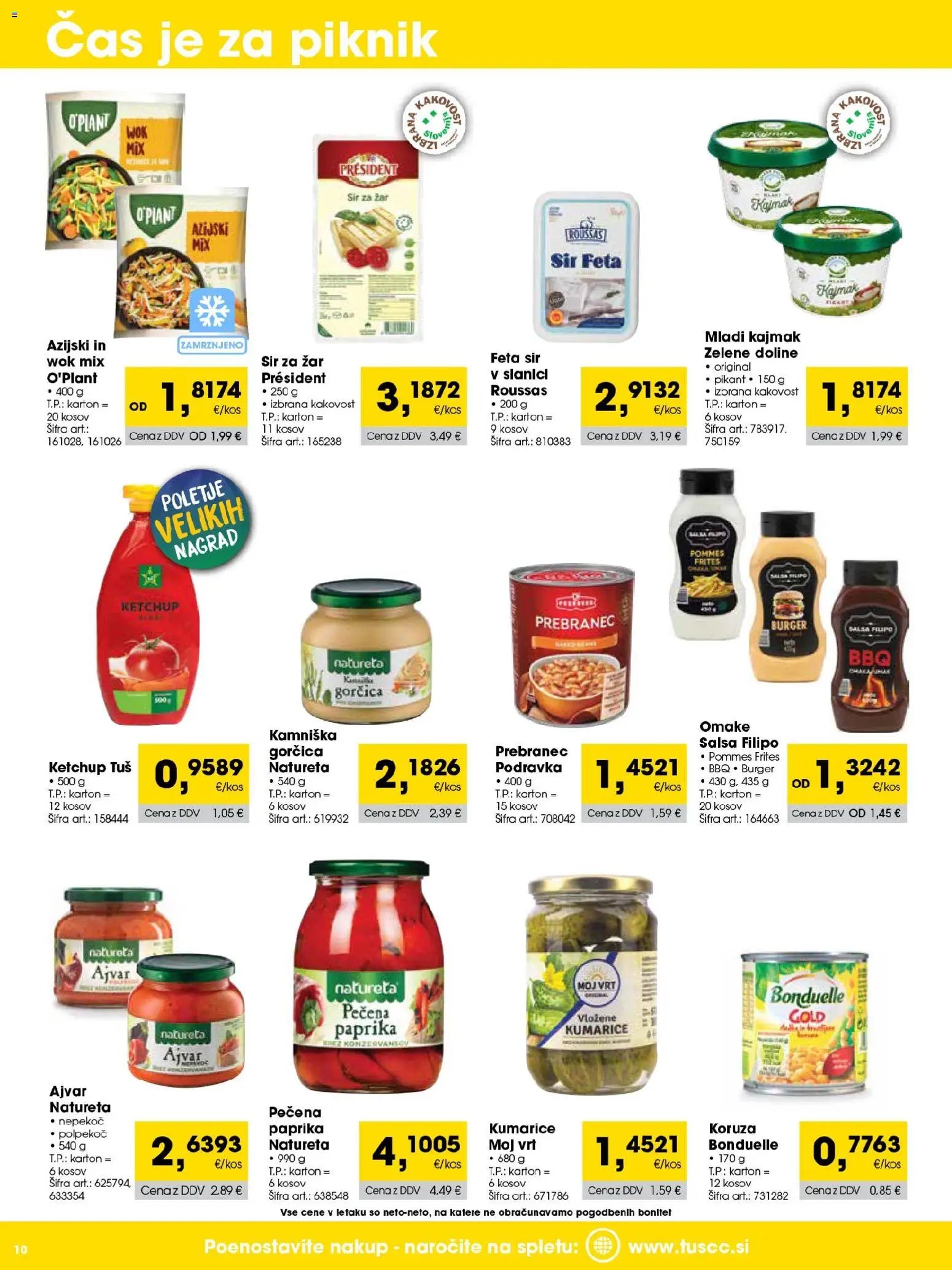 Tuš katalog cash&carry trgovec