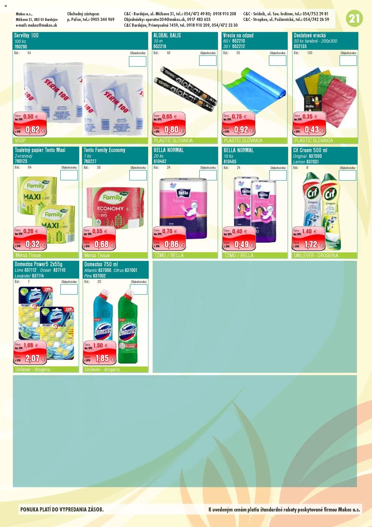 Makos veľkoobchod (2026-01-05 - 2026-03-01) | 21