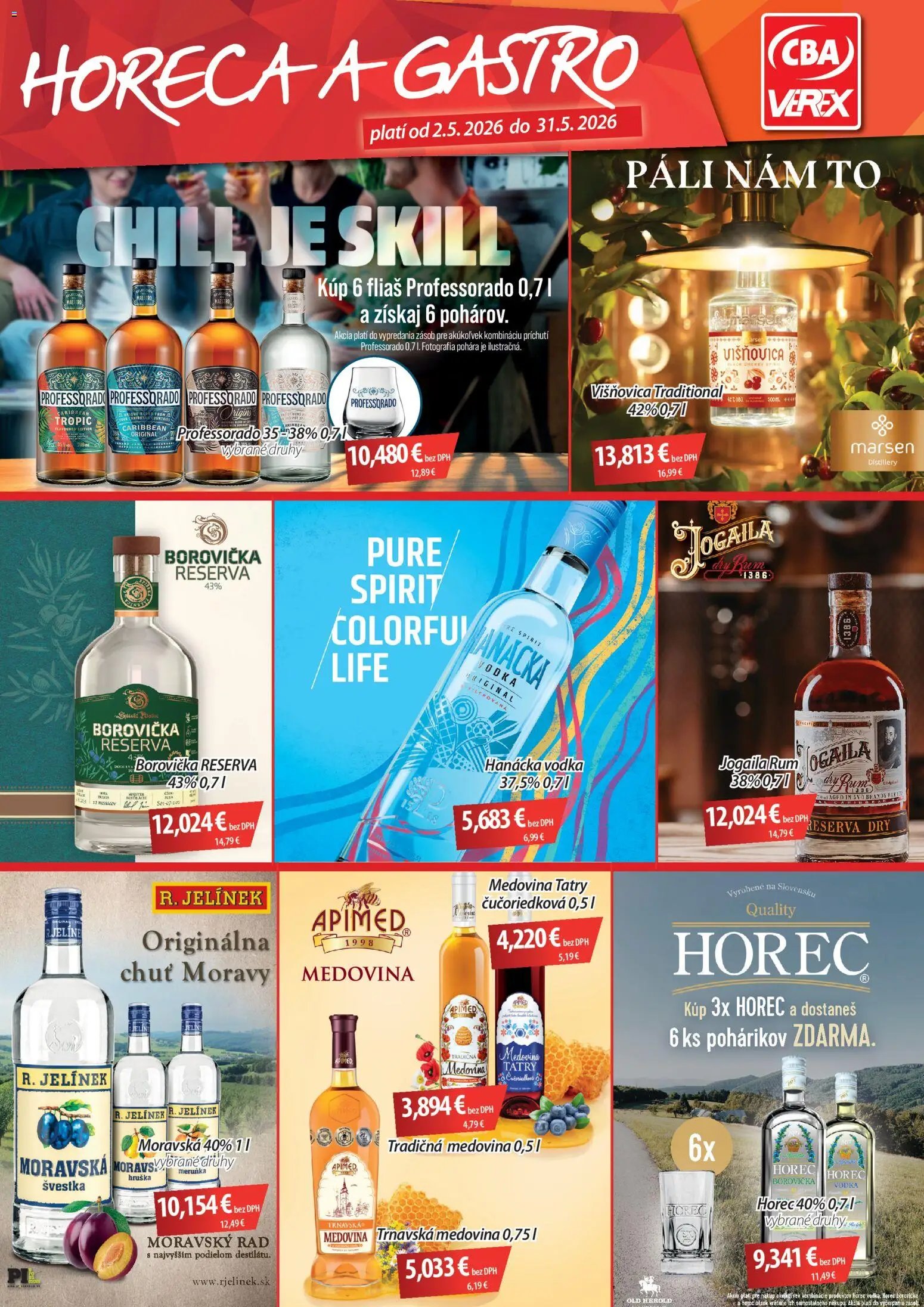 CBA Verex HORECA a GASTRO