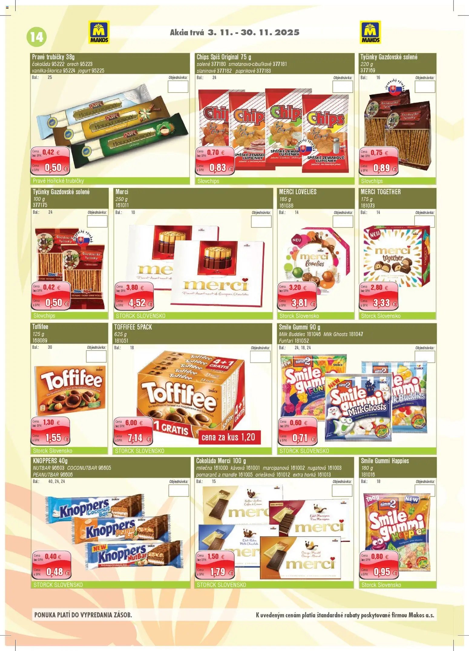 Makos veľkoobchod (2025-11-03 - 2025-11-30) | 14