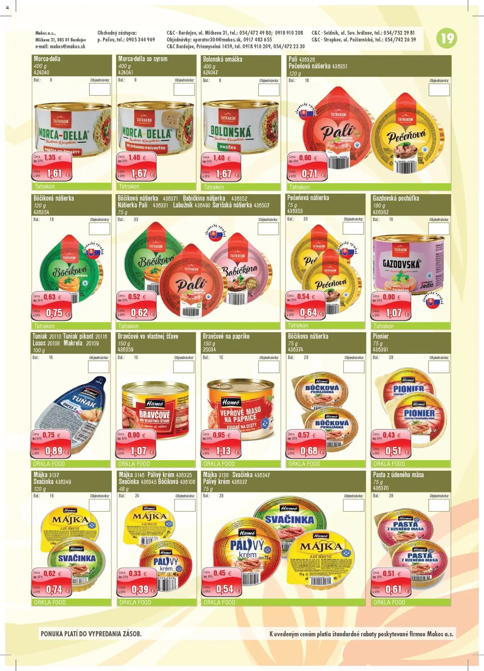 Makos veľkoobchod (2025-11-03 - 2025-11-30) | 19