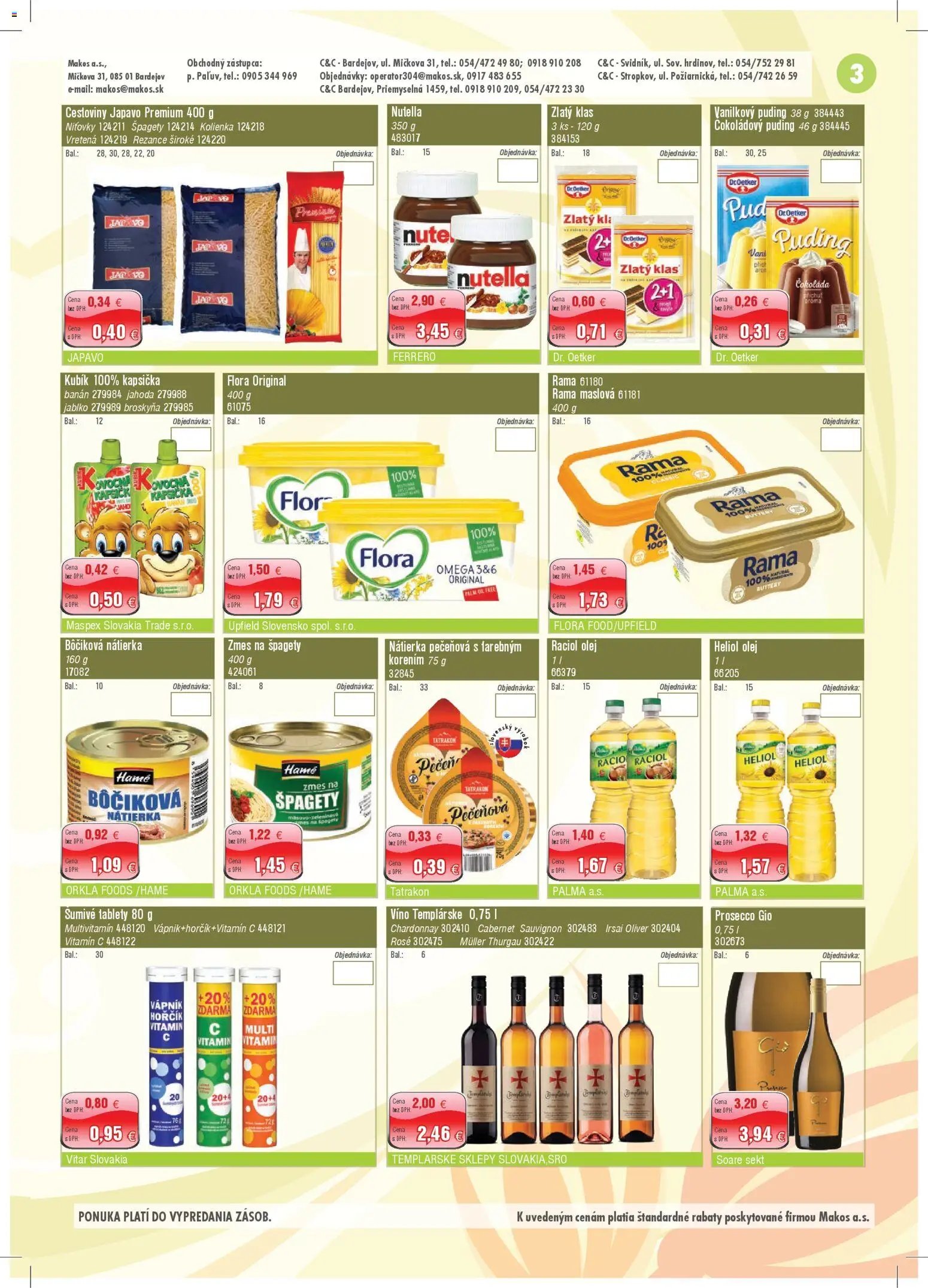 Makos veľkoobchod (2025-11-03 - 2025-11-30) | 3