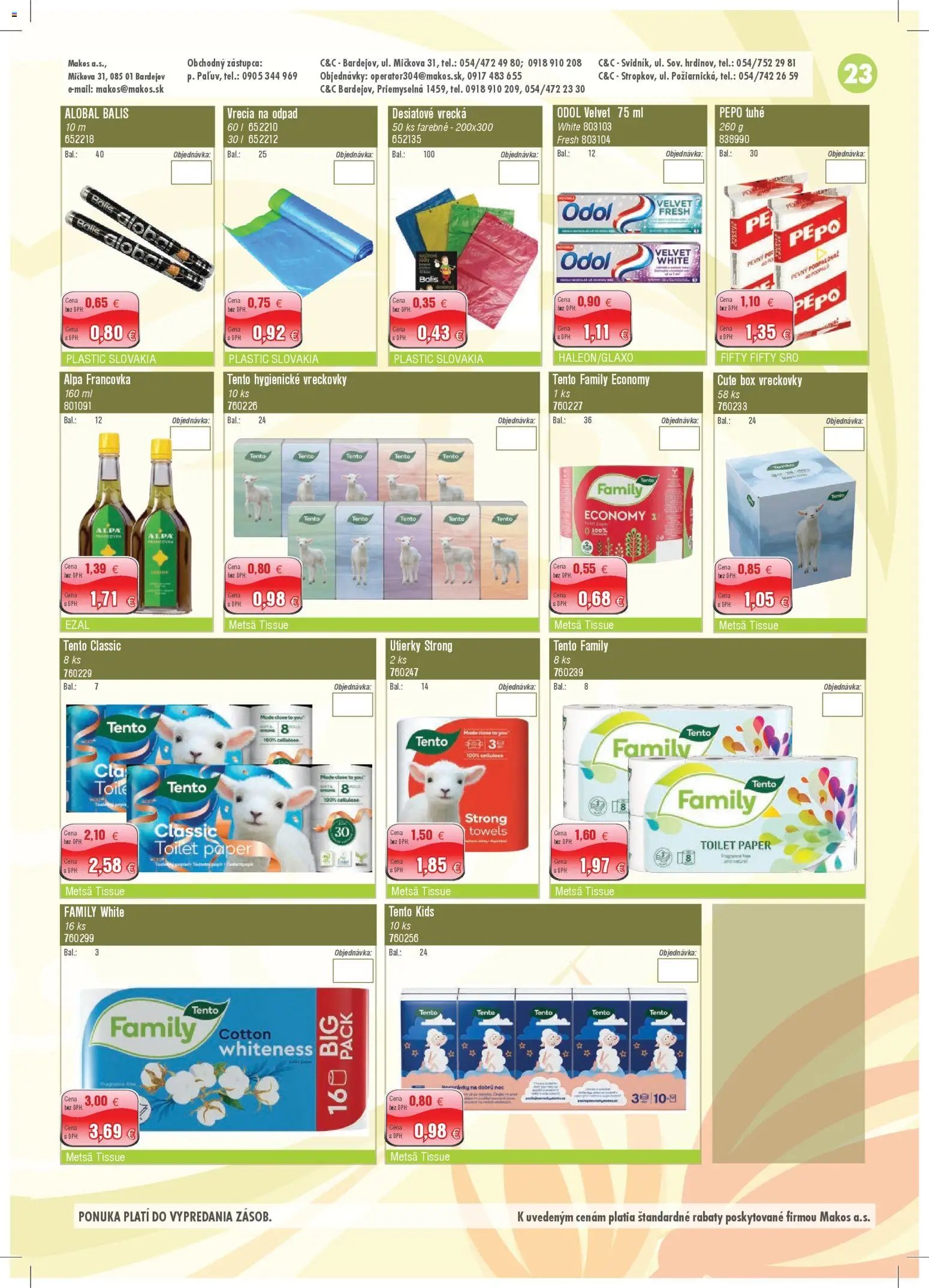 Makos veľkoobchod (2025-11-03 - 2025-11-30) | 23