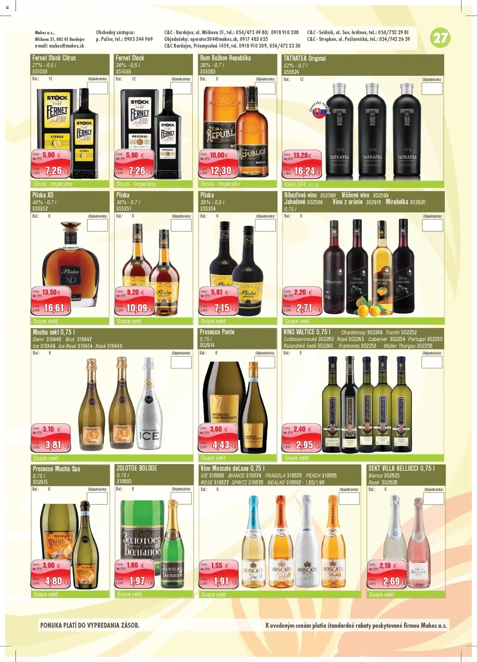 Makos veľkoobchod (2025-11-03 - 2025-11-30) | 27