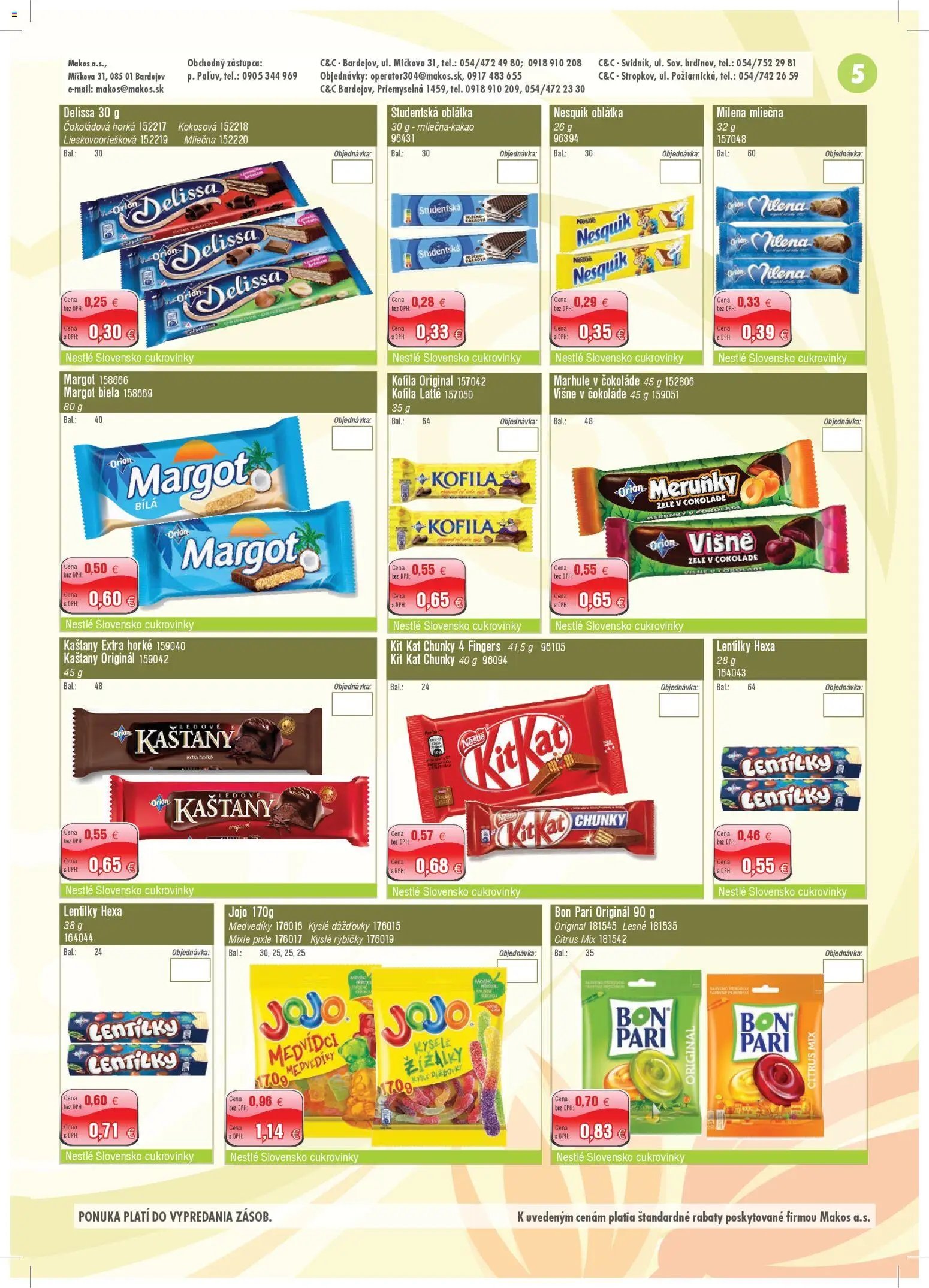 Makos veľkoobchod (2025-11-03 - 2025-11-30) | 5