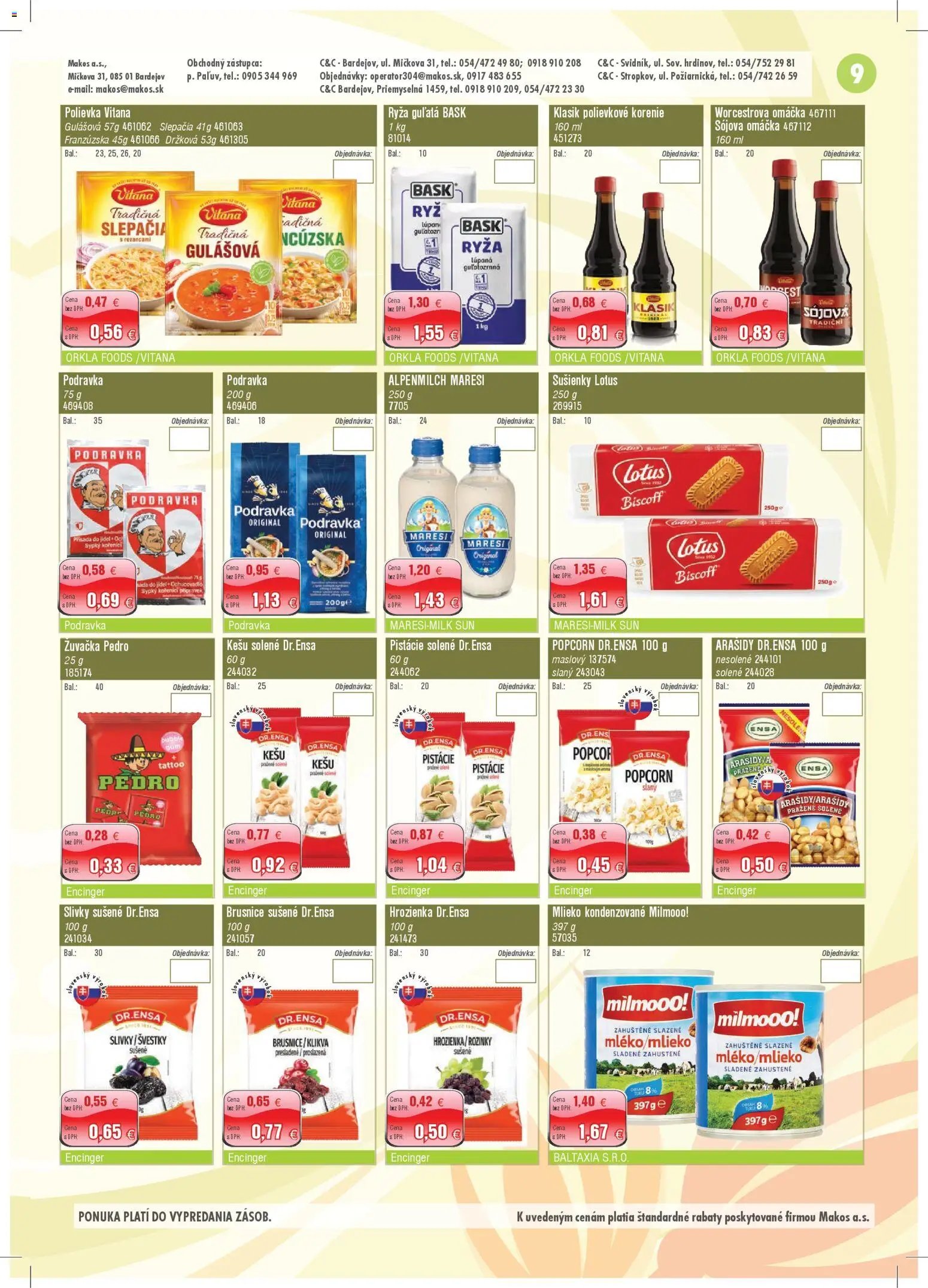 Makos veľkoobchod (2025-11-03 - 2025-11-30) | 9