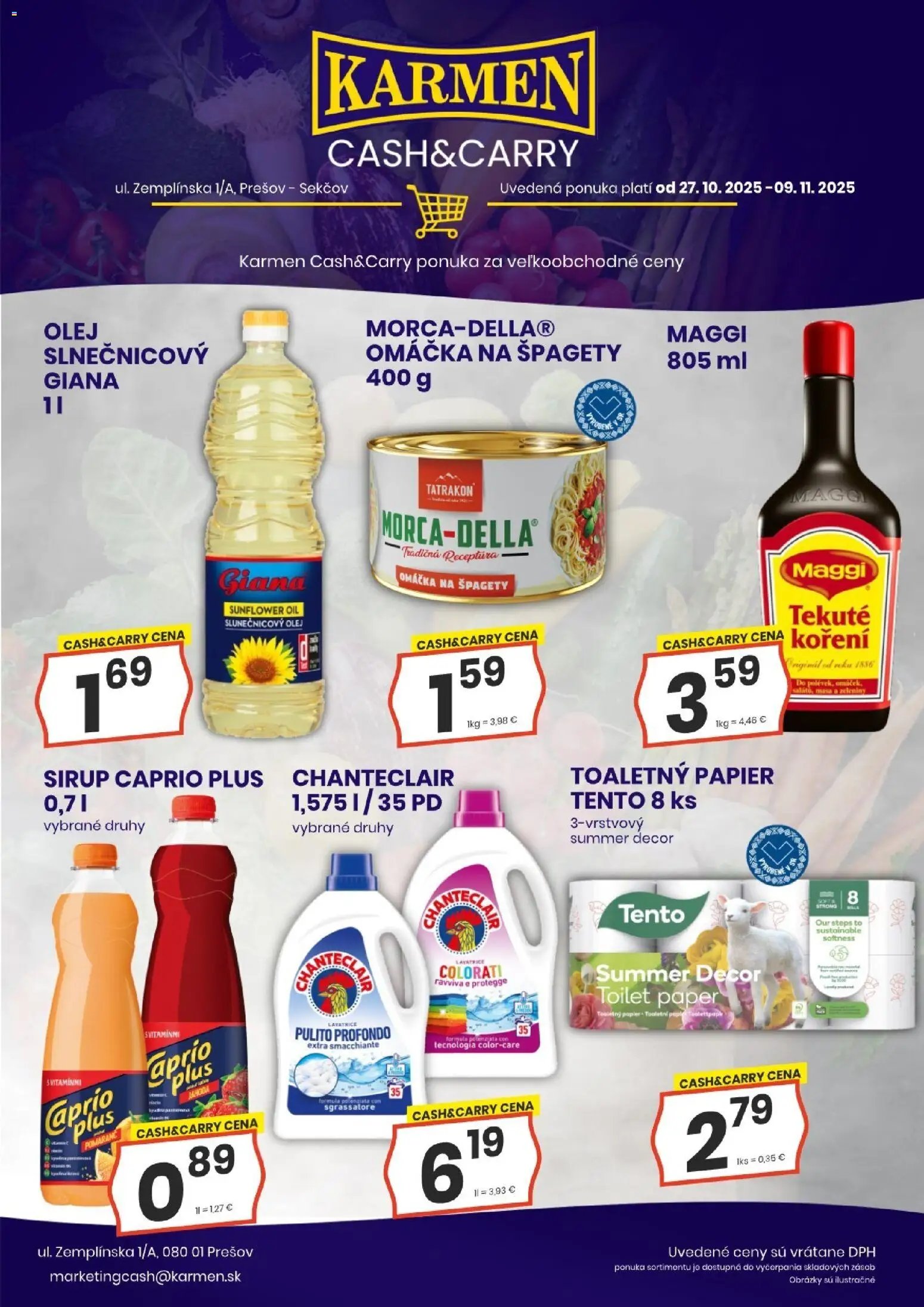 KARMEN CBA leták (2025-10-27 - 2025-11-09) | 2