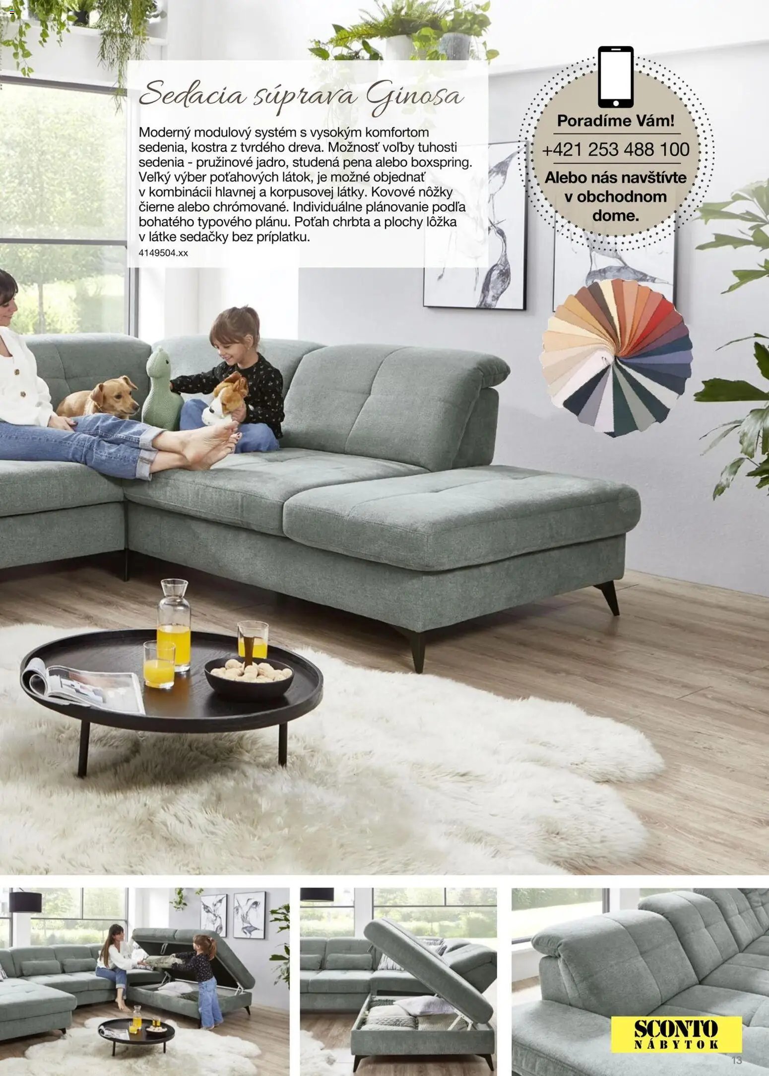 Sconto nábytok katalóg sedacích súprav na mieru (2025-12-15 - 2026-10-31) | 13