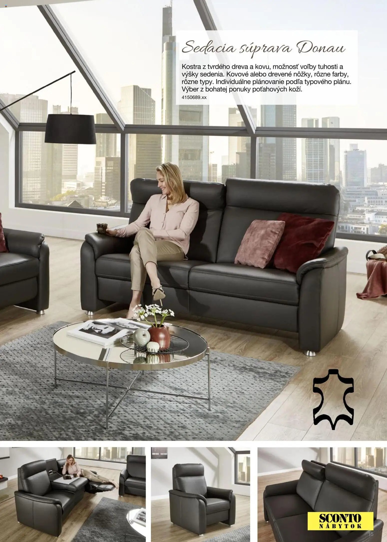 Sconto nábytok katalóg sedacích súprav na mieru (2025-12-15 - 2026-10-31) | 15