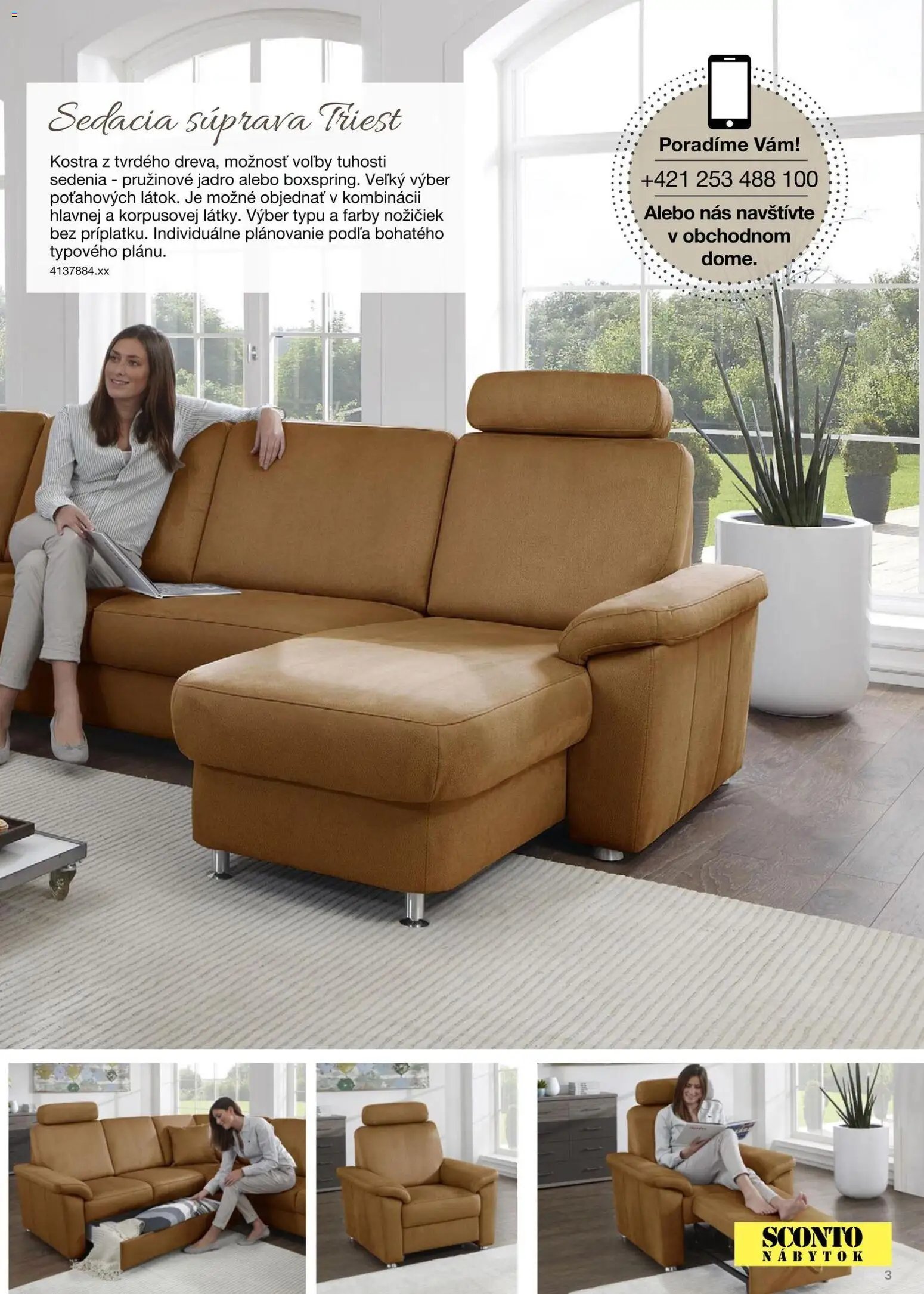 Sconto nábytok katalóg sedacích súprav na mieru (2025-12-15 - 2026-10-31) | 3