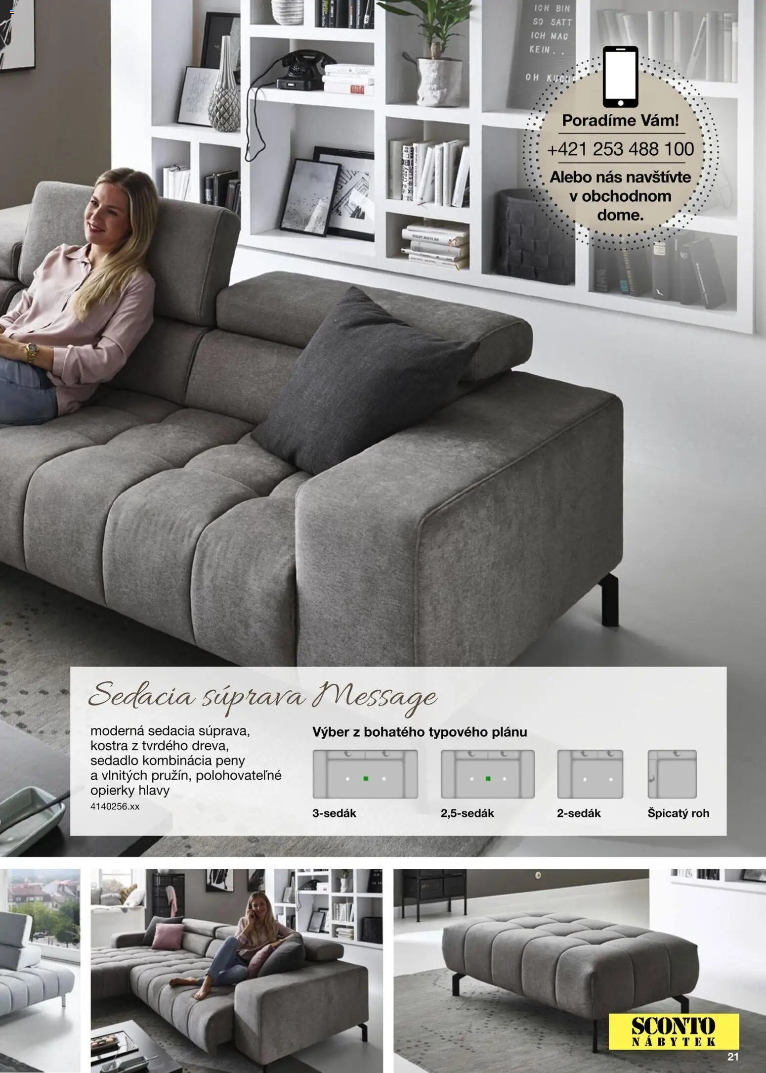 Sconto nábytok katalóg sedacích súprav na mieru (2025-12-15 - 2026-10-31) | 21
