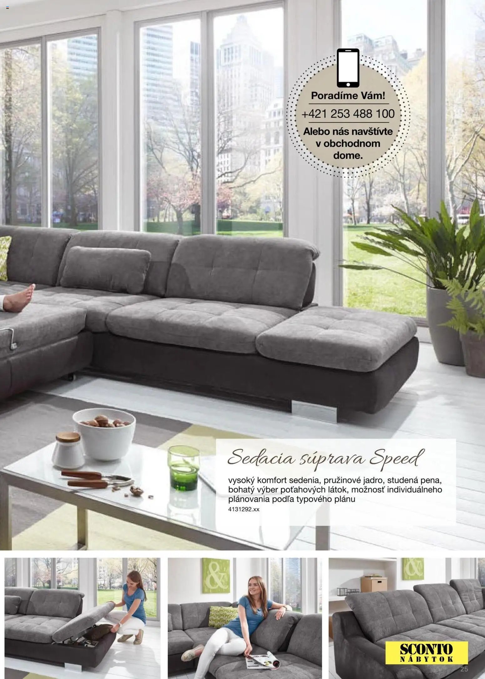 Sconto nábytok katalóg sedacích súprav na mieru (2025-12-15 - 2026-10-31) | 25