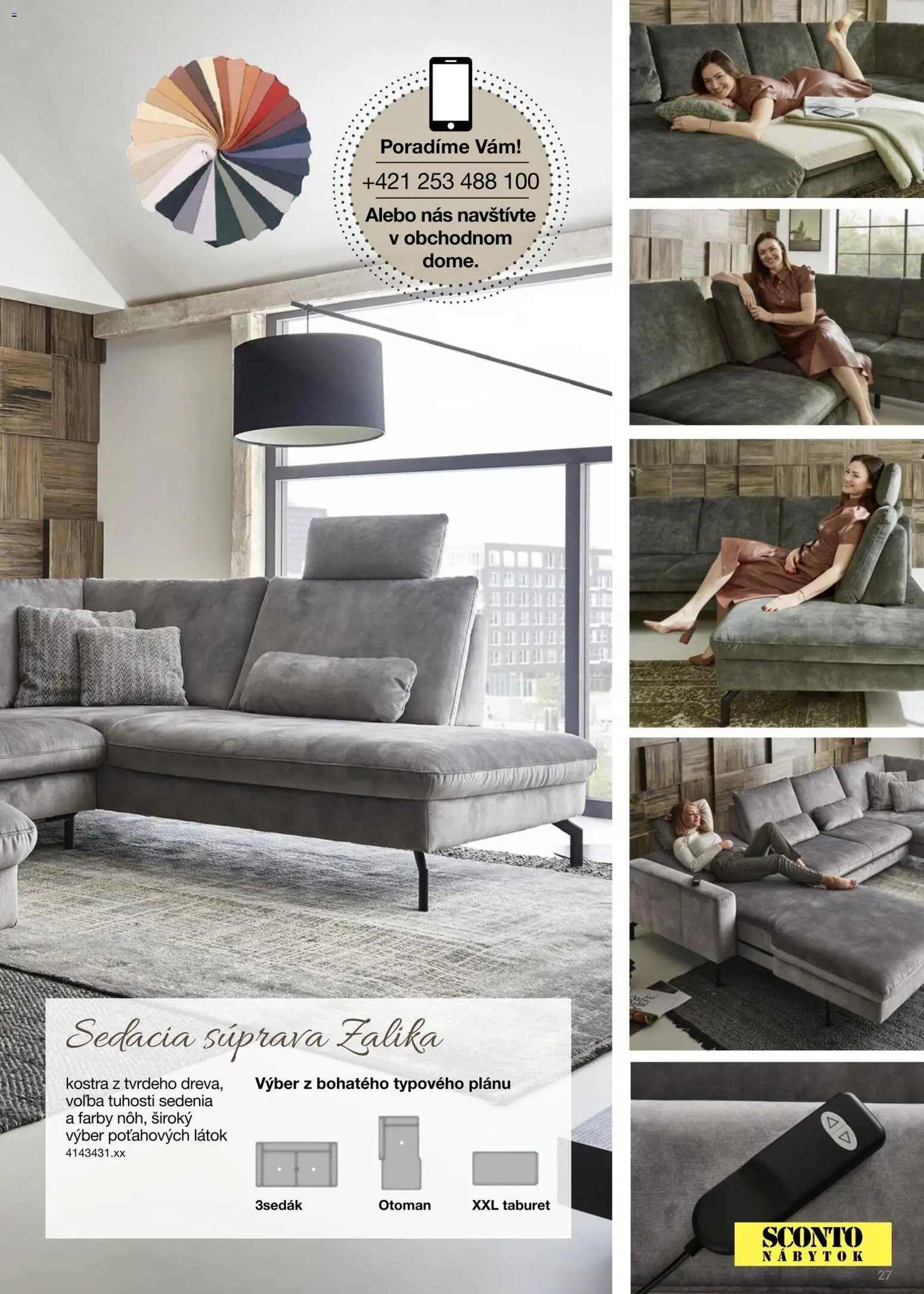 Sconto nábytok katalóg sedacích súprav na mieru (2025-12-15 - 2026-10-31) | 27