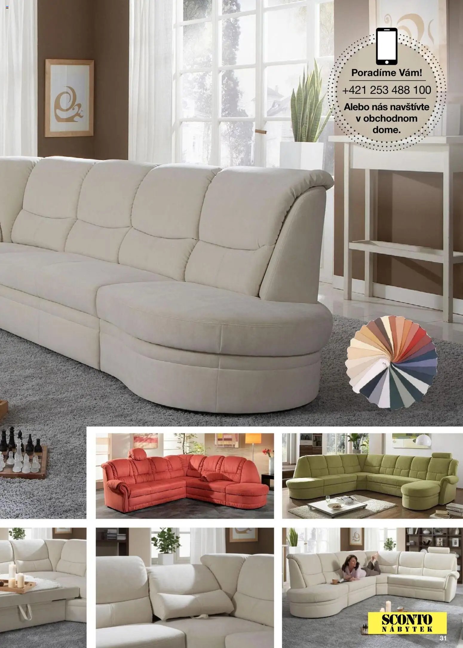 Sconto nábytok katalóg sedacích súprav na mieru (2025-12-15 - 2026-10-31) | 31