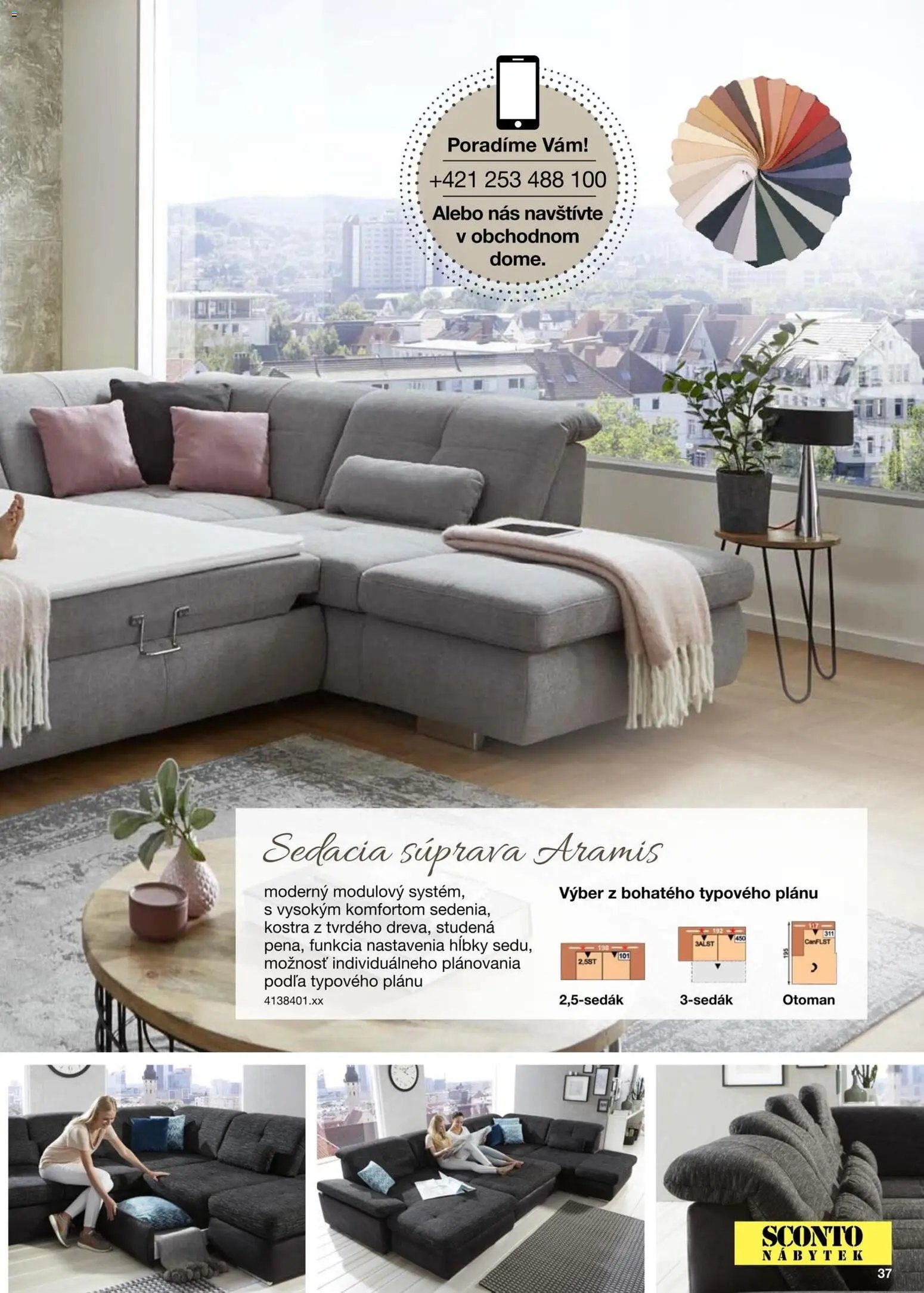 Sconto nábytok katalóg sedacích súprav na mieru (2025-12-15 - 2026-10-31) | 37