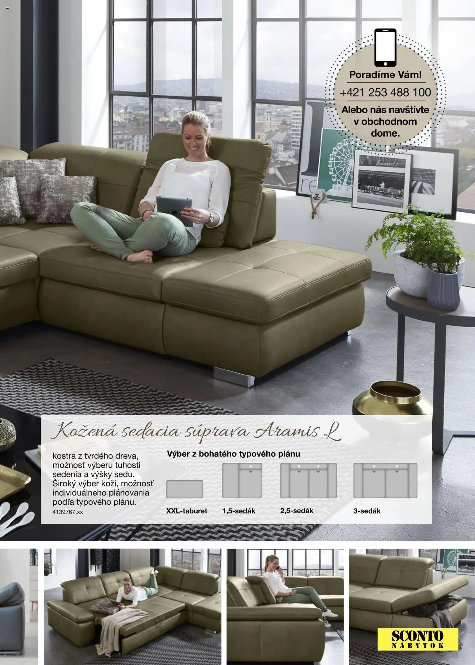 Sconto nábytok katalóg sedacích súprav na mieru (2025-12-15 - 2026-10-31) | 45