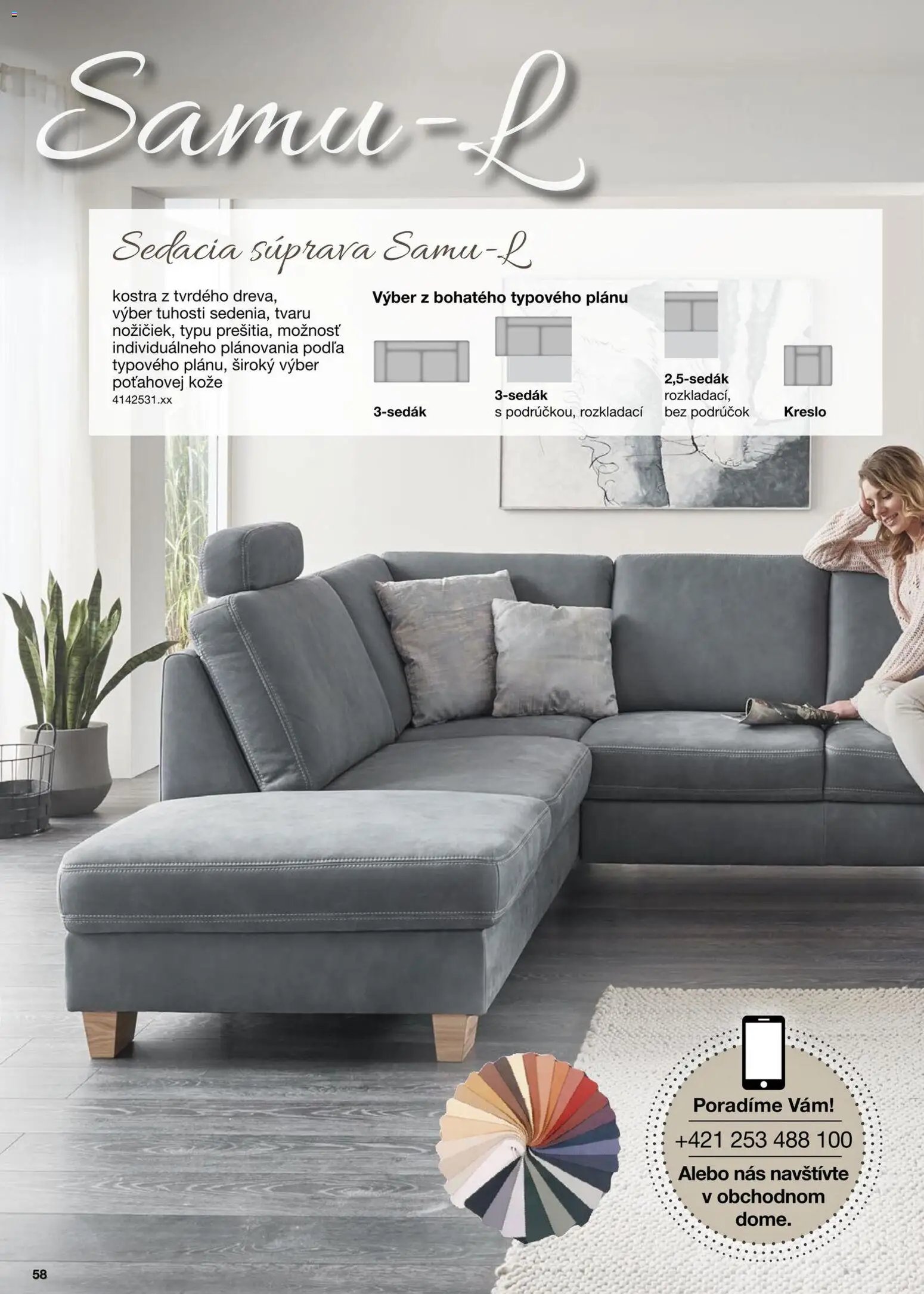 Sconto nábytok katalóg sedacích súprav na mieru (2025-12-15 - 2026-10-31) | 58