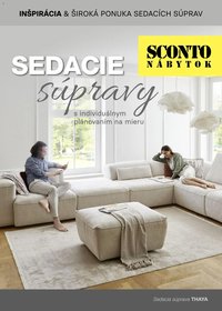 Sconto nábytok katalóg sedacích súprav na mieru (2025-12-15 - 2026-10-31)
