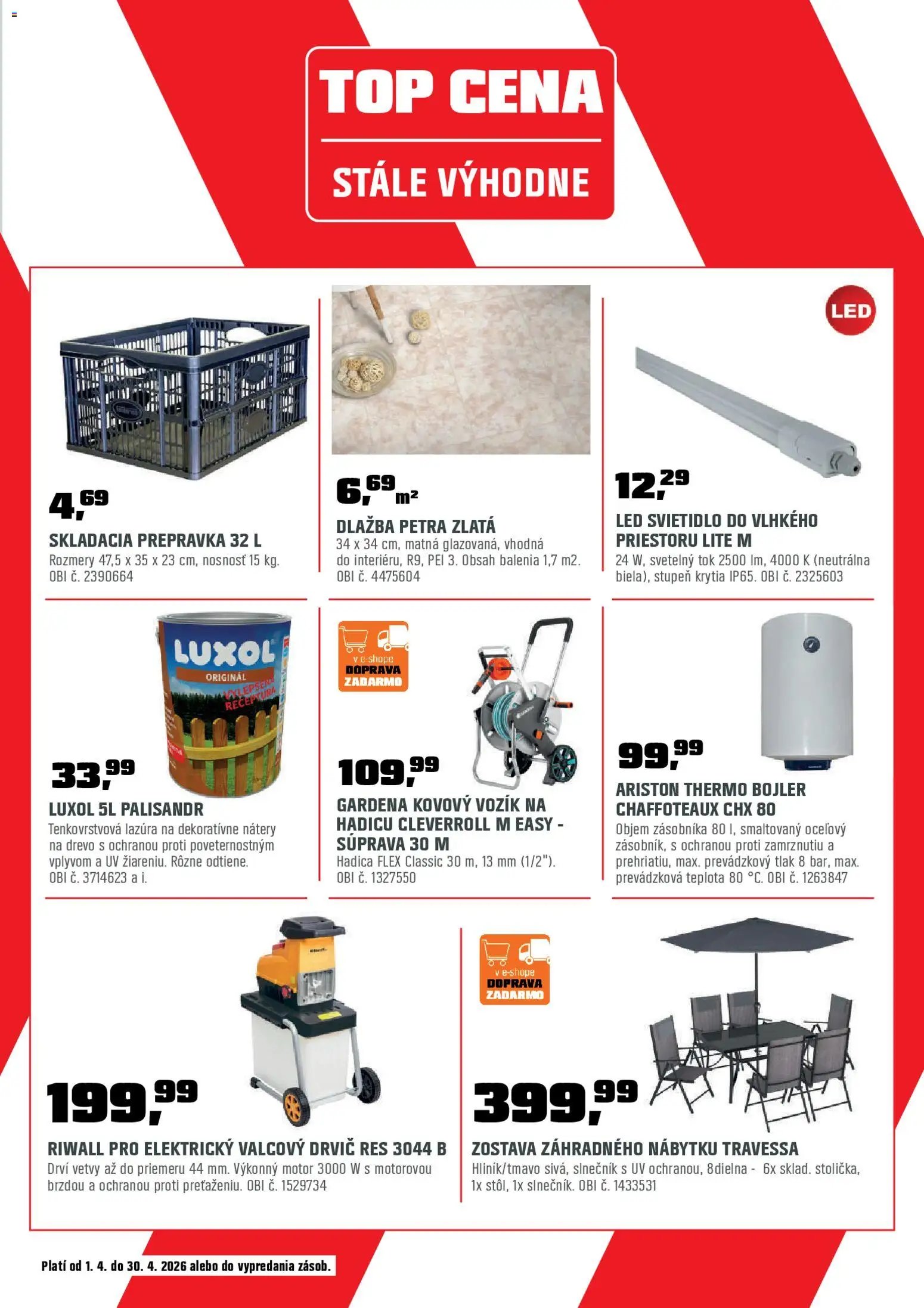 OBI leták (2026-04-01 - 2026-04-30) | 25