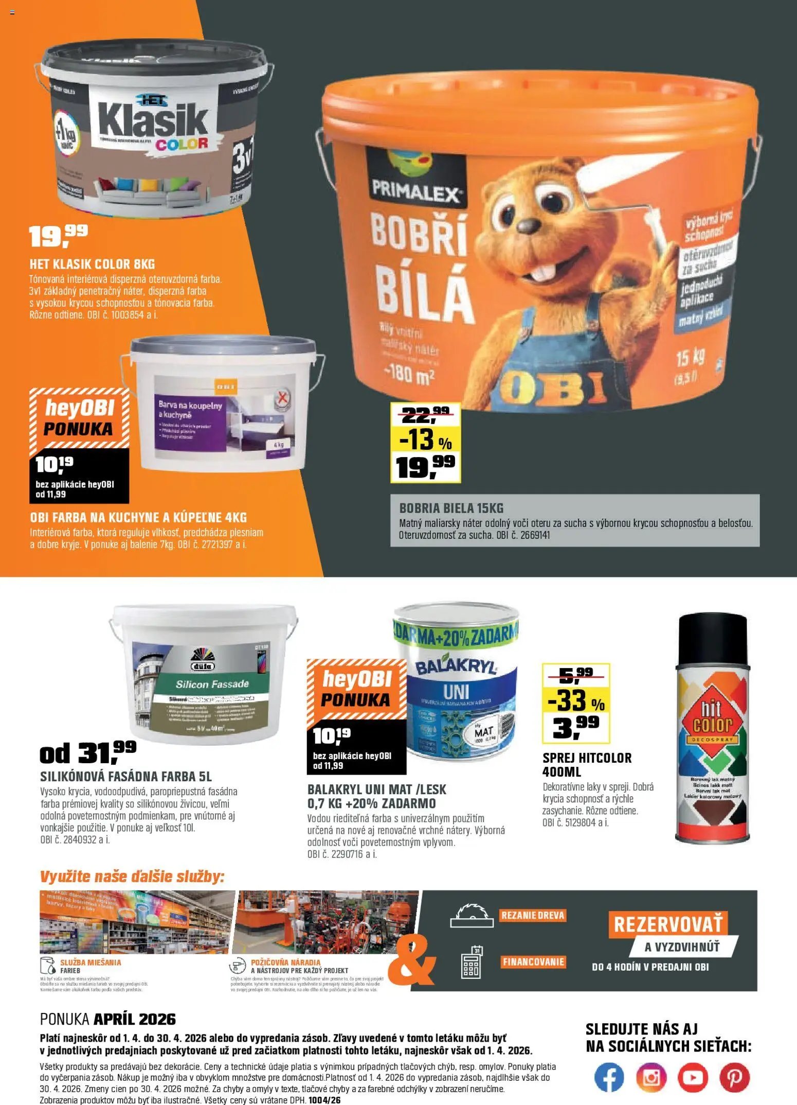 OBI leták (2026-04-01 - 2026-04-30) | 26