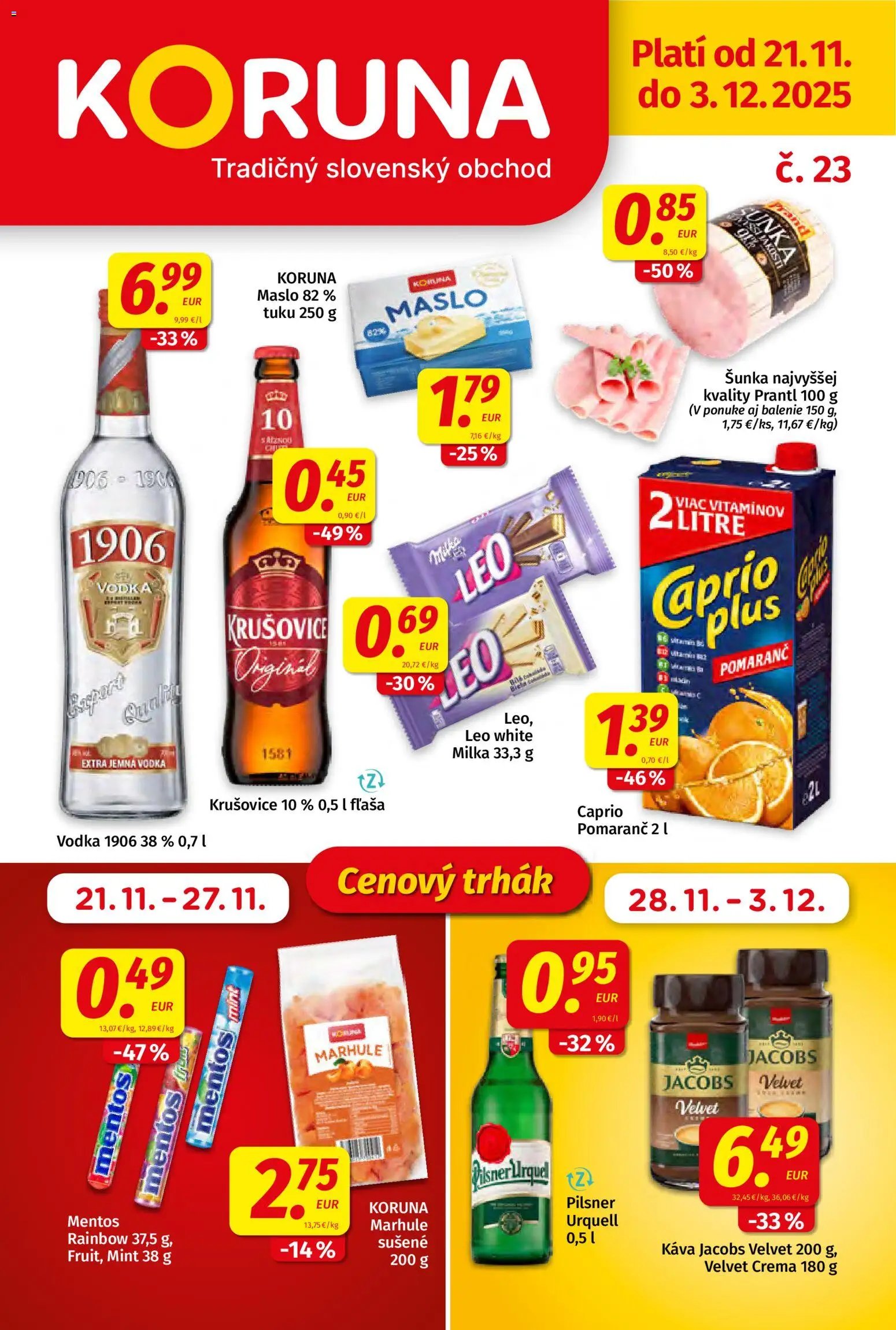 Koruna leták (2025-11-21 - 2025-12-03) | 1