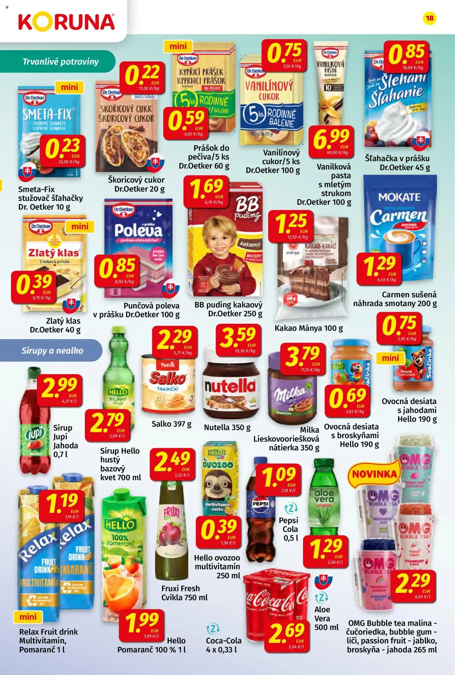 Koruna leták (2025-11-21 - 2025-12-03) | 18