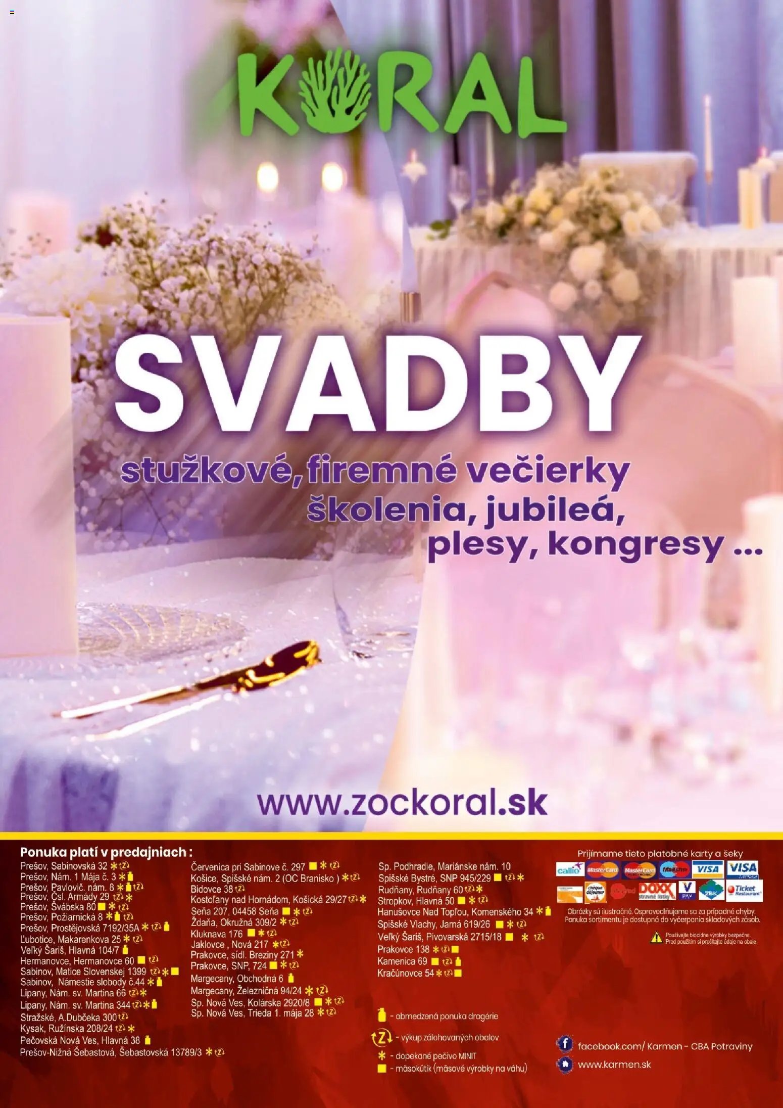 KARMEN CBA leták