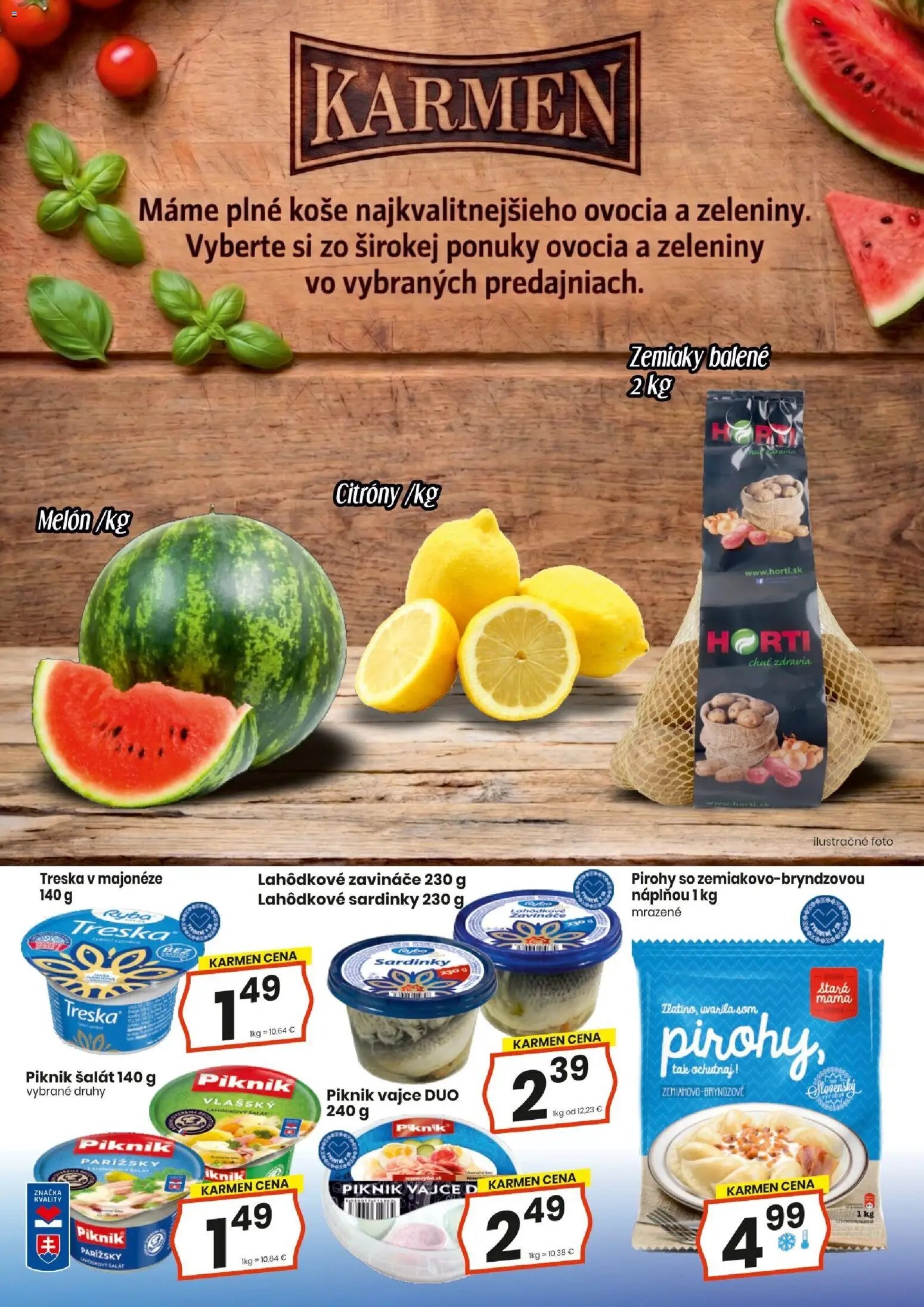 KARMEN CBA leták
